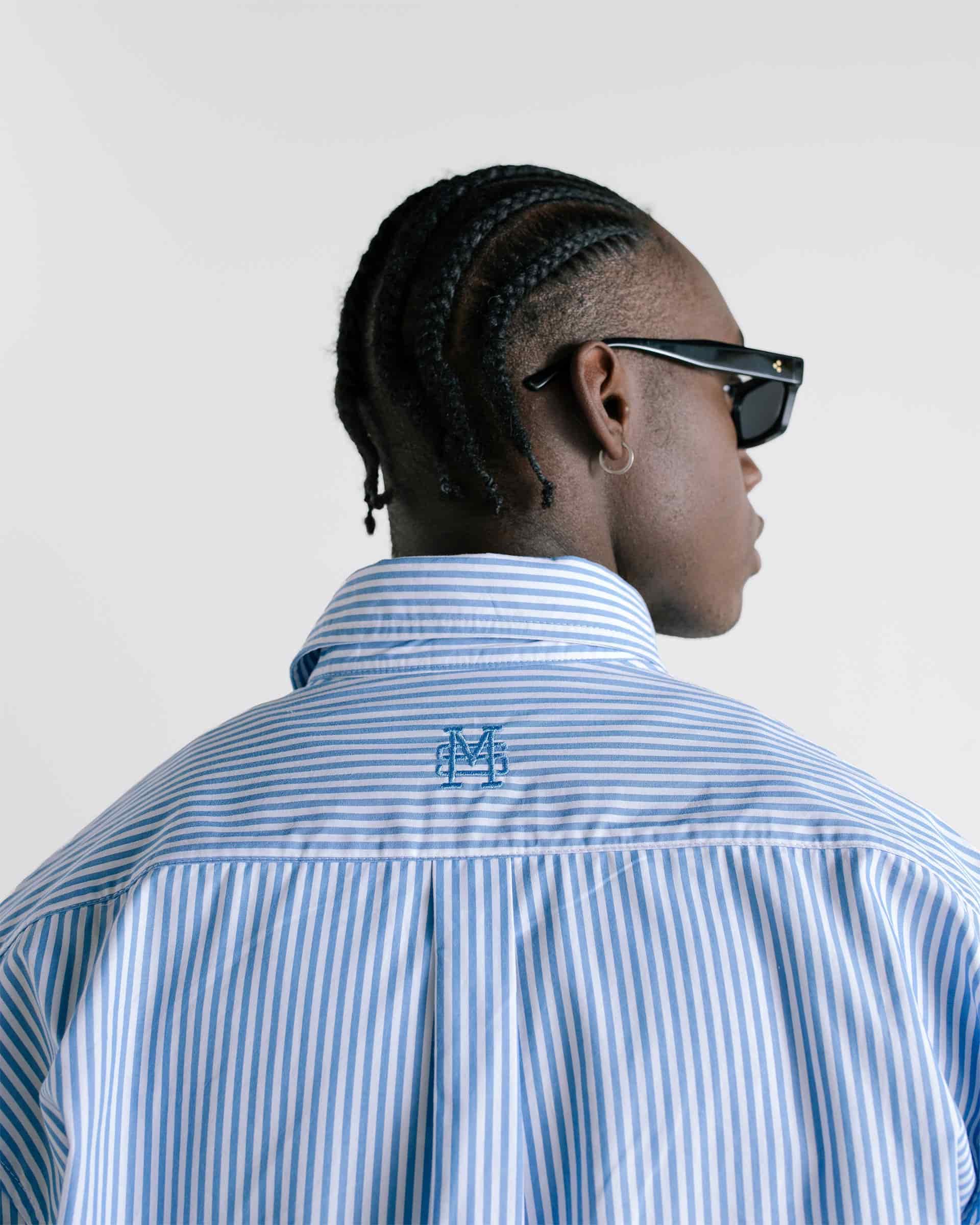 Pinstripe Shirt - Light Blue - miniatura 7