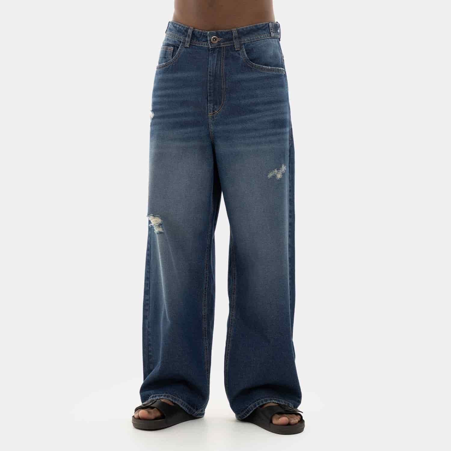 Oversized Flow Denim Deep Blue - miniatura 3