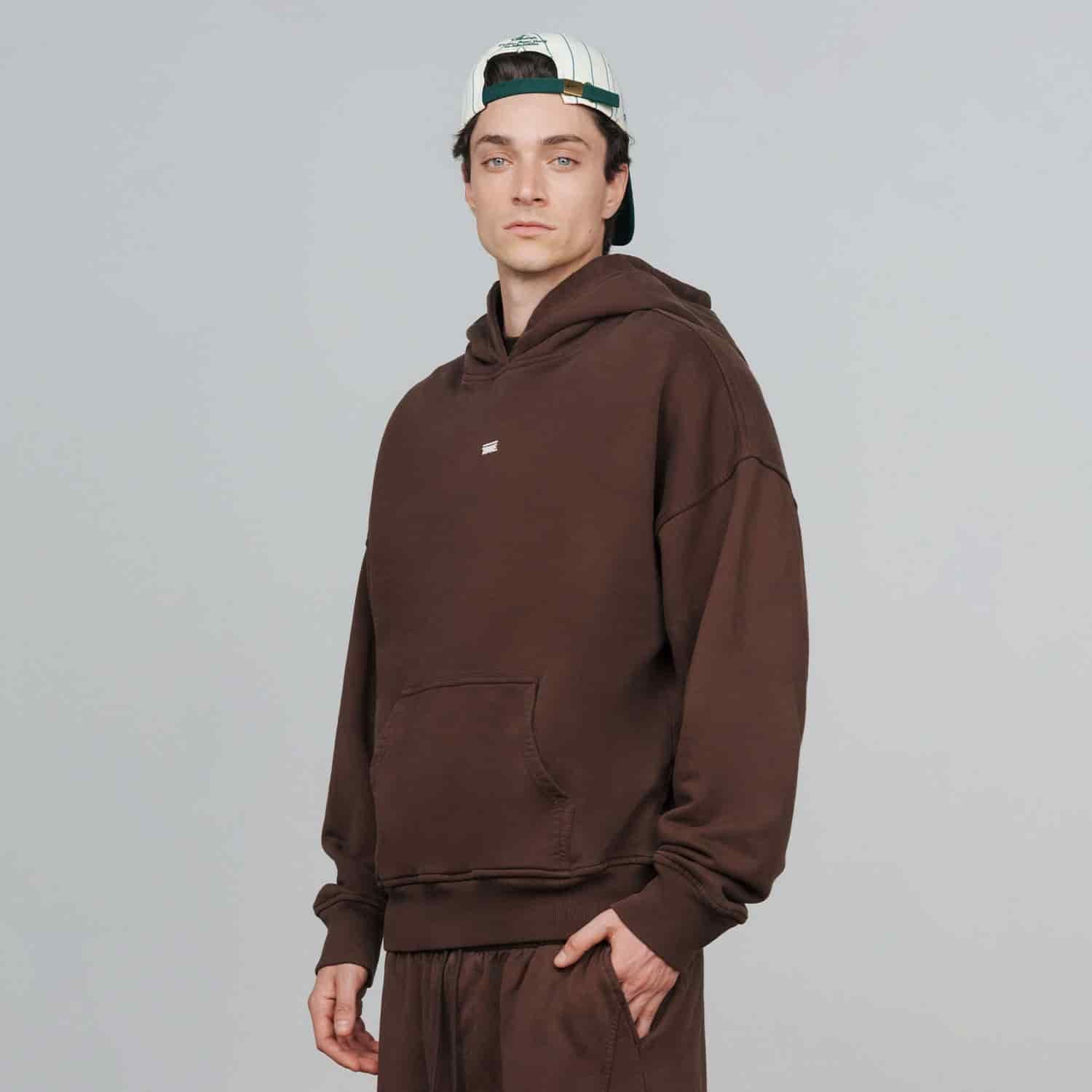 True Classic Hoodie - Brown - miniatura 8