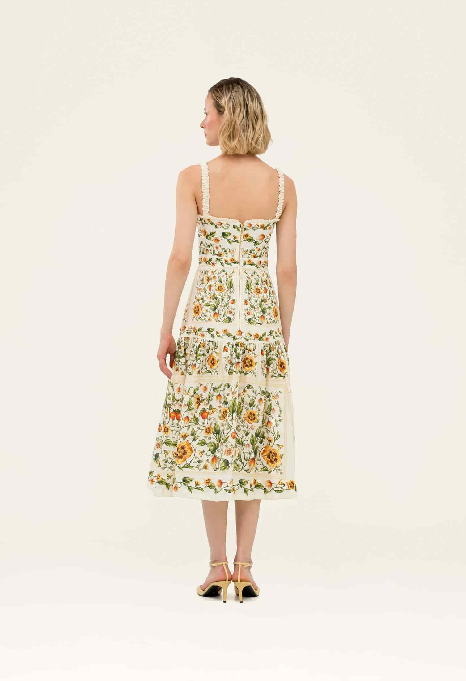 Níspero Uchuva Midi Dress - miniatura 4