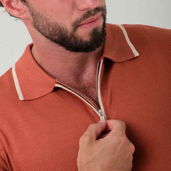 SUETER TIPO POLO MODA TEJIDO HOMBRE - miniatura 13