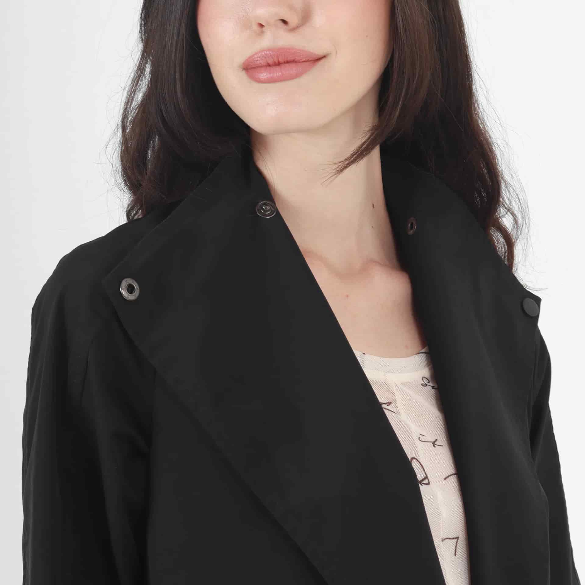 Chaqueta Cuello Solapa Manga Larga - miniatura 3