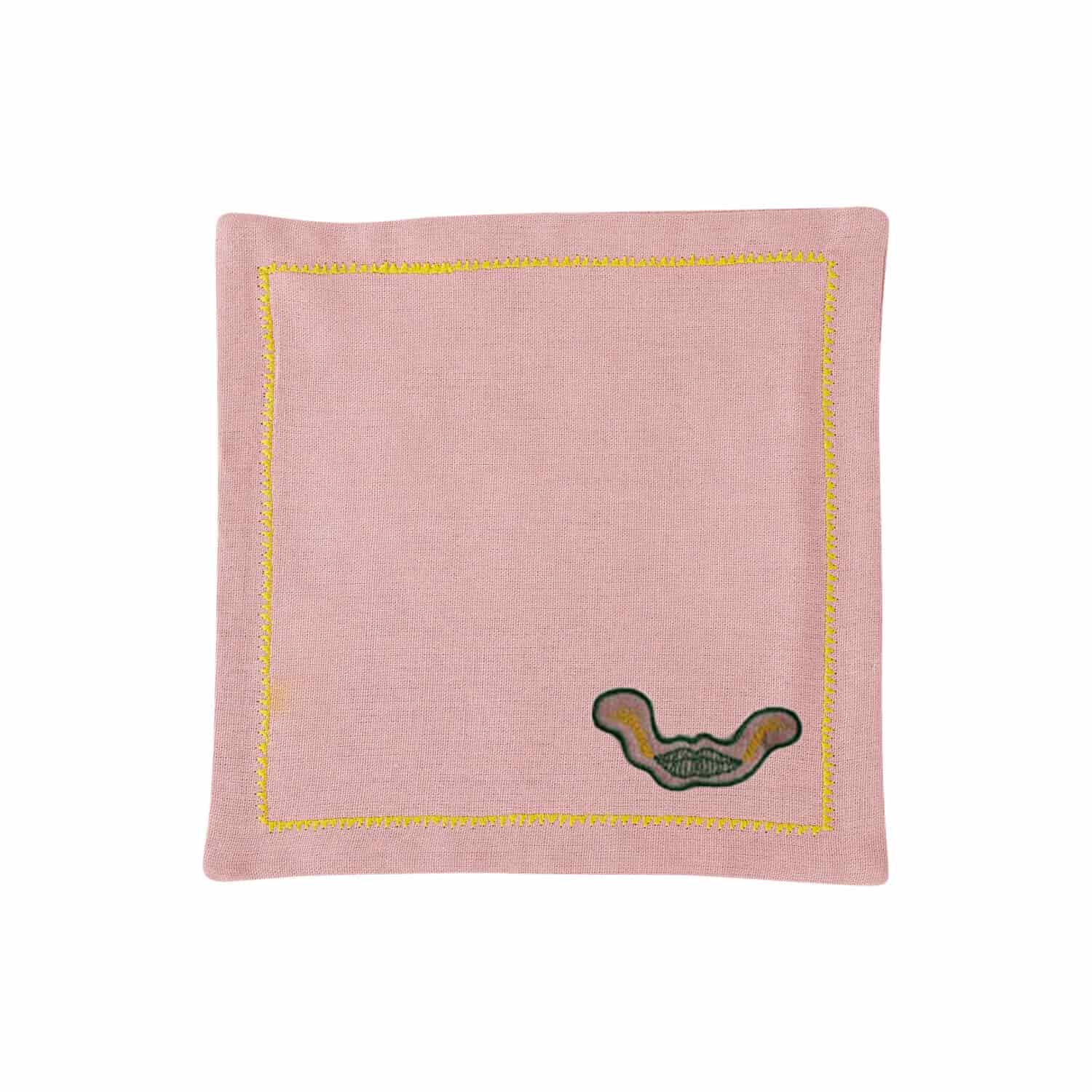 Set De Servilletas En Lino Para Cocktails - miniatura 6