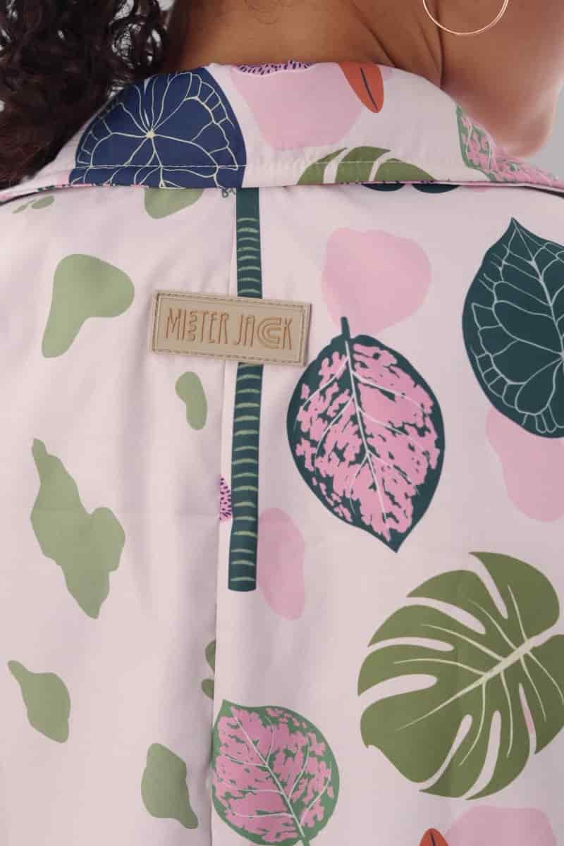 Chaqueta corta estampada  Orquídea Clara - miniatura 6