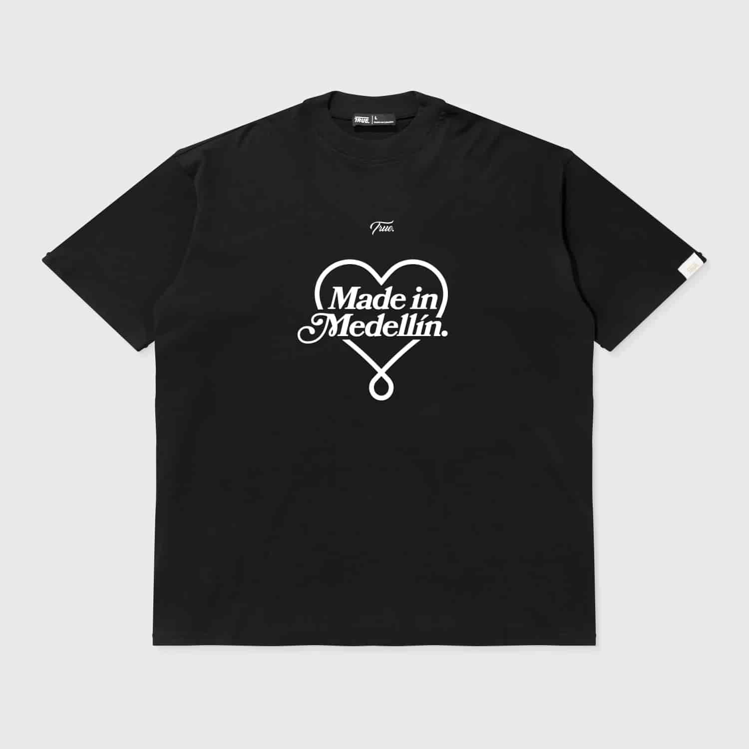 Camiseta Oversized Medellín - Negra - miniatura 7