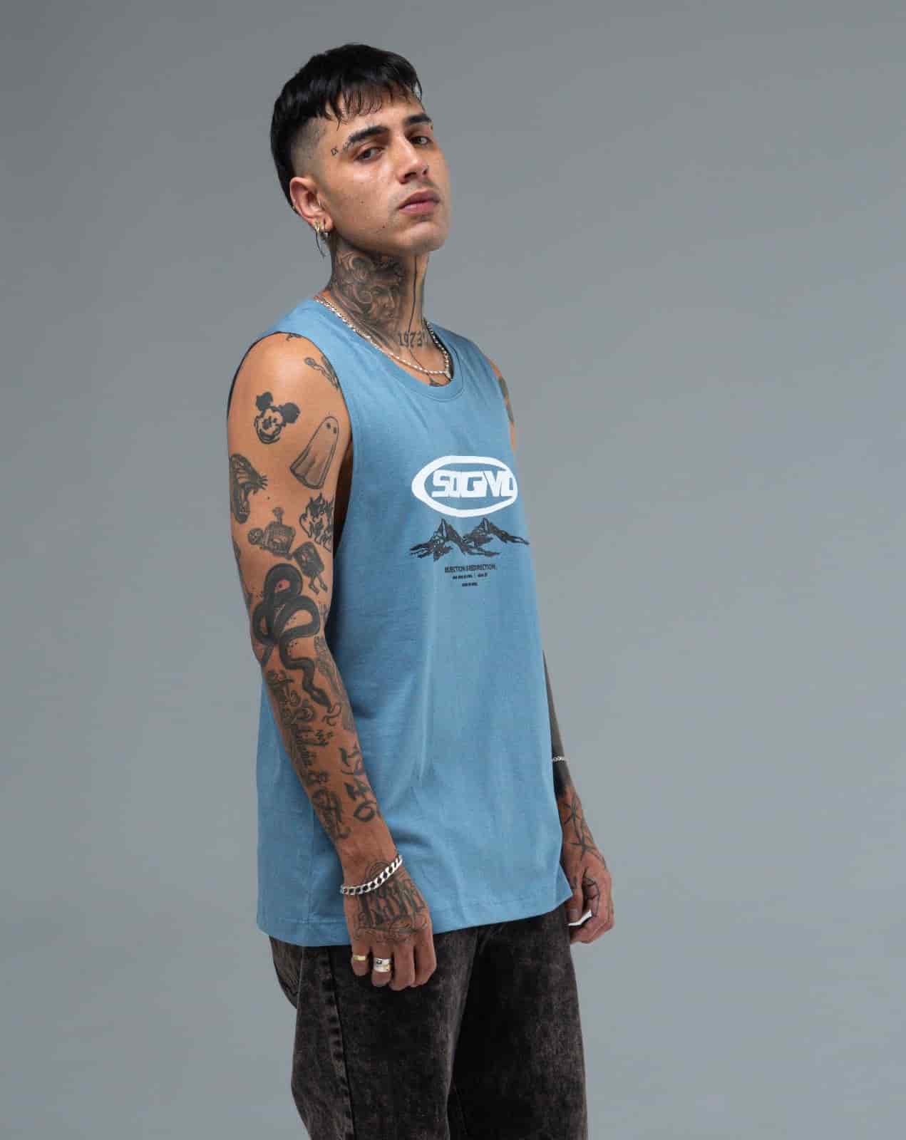Camisilla Semilarga Sogno-Azul - miniatura 3