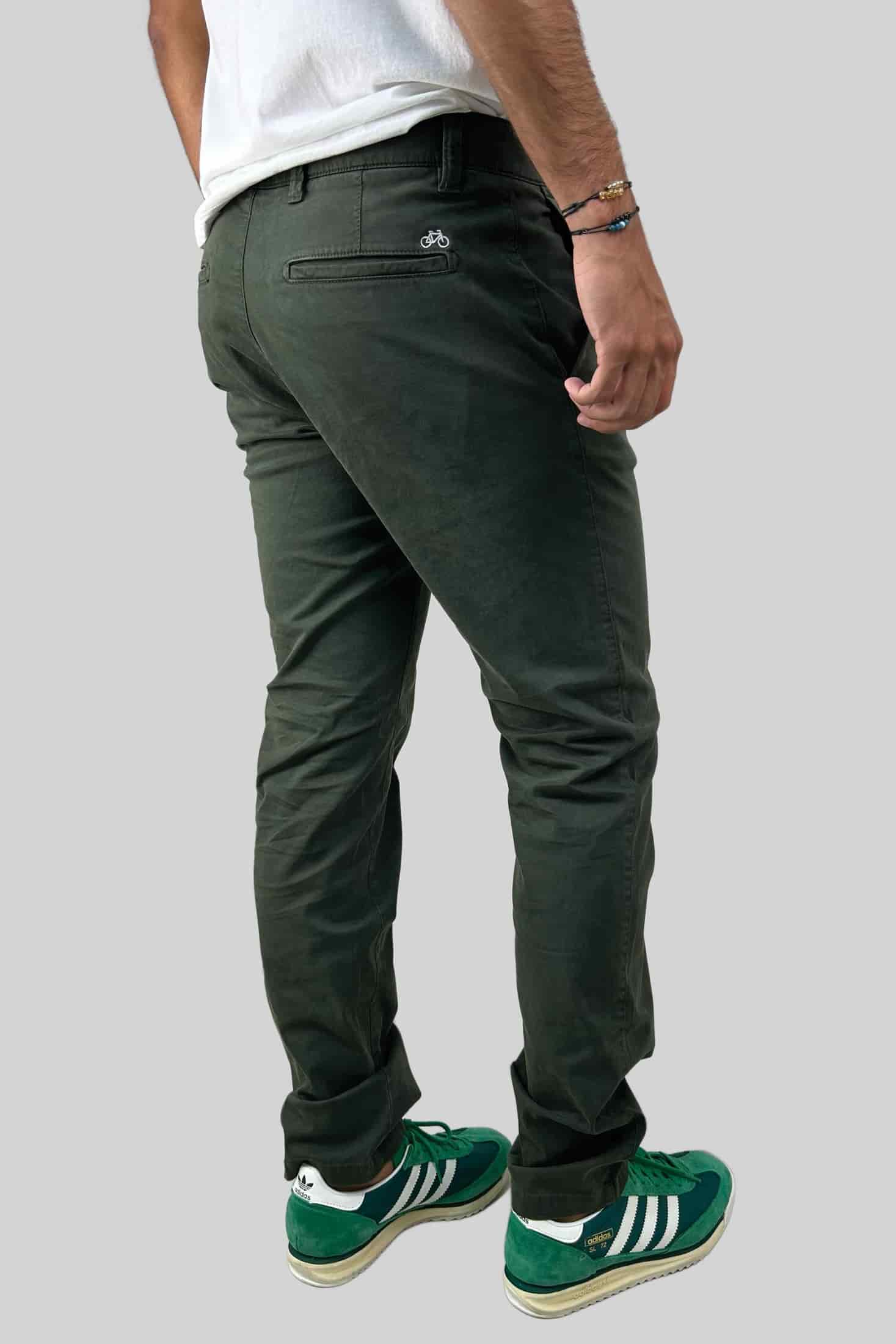 PANTALON CHINO OLIVA - miniatura 2