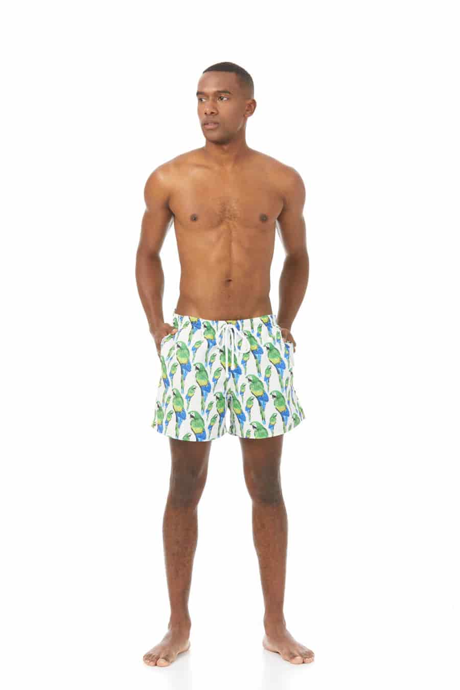 Men's papagayo swim trunk green - miniatura 4