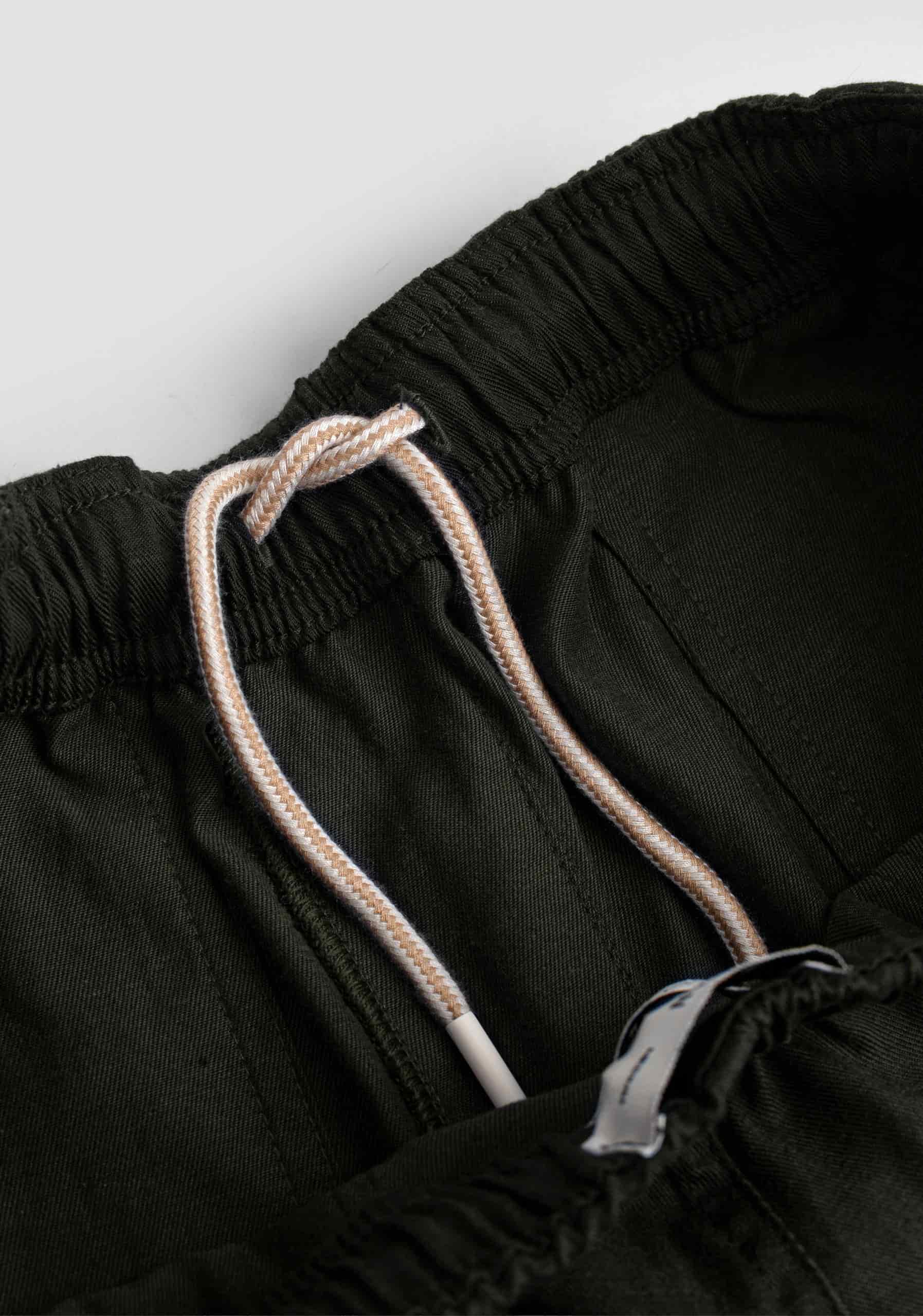 Pantalon H Hopkins Jogger Lino Verde Osc - miniatura 3