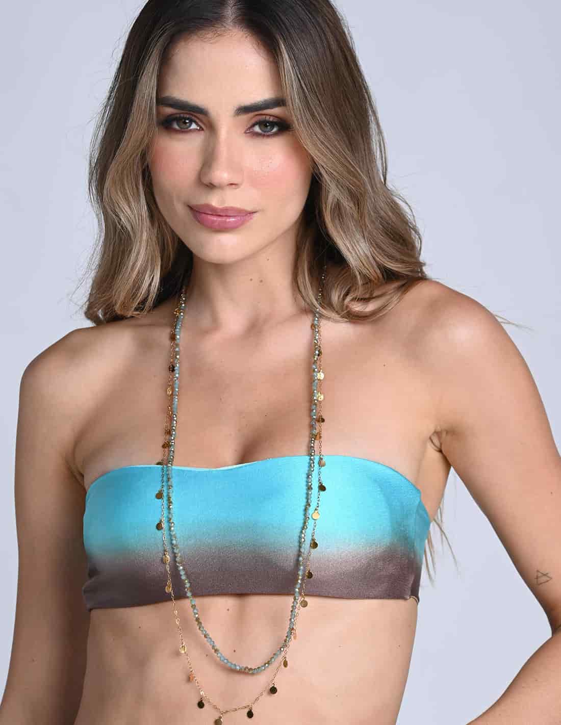 Collar Suri Mint Green + Ochre - miniatura 1