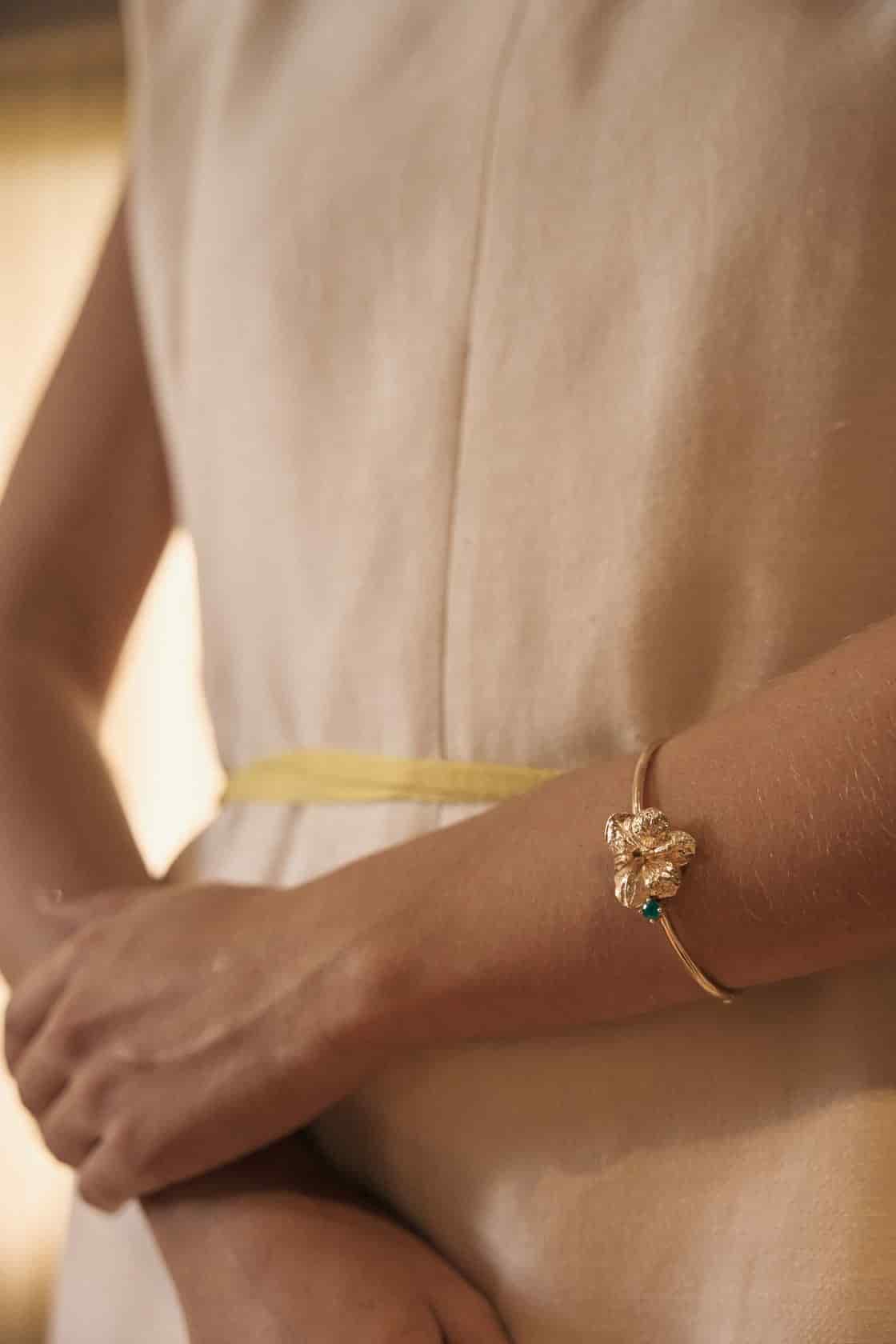 MINI VANDA ORCHID 18K BRACELET - miniatura 2