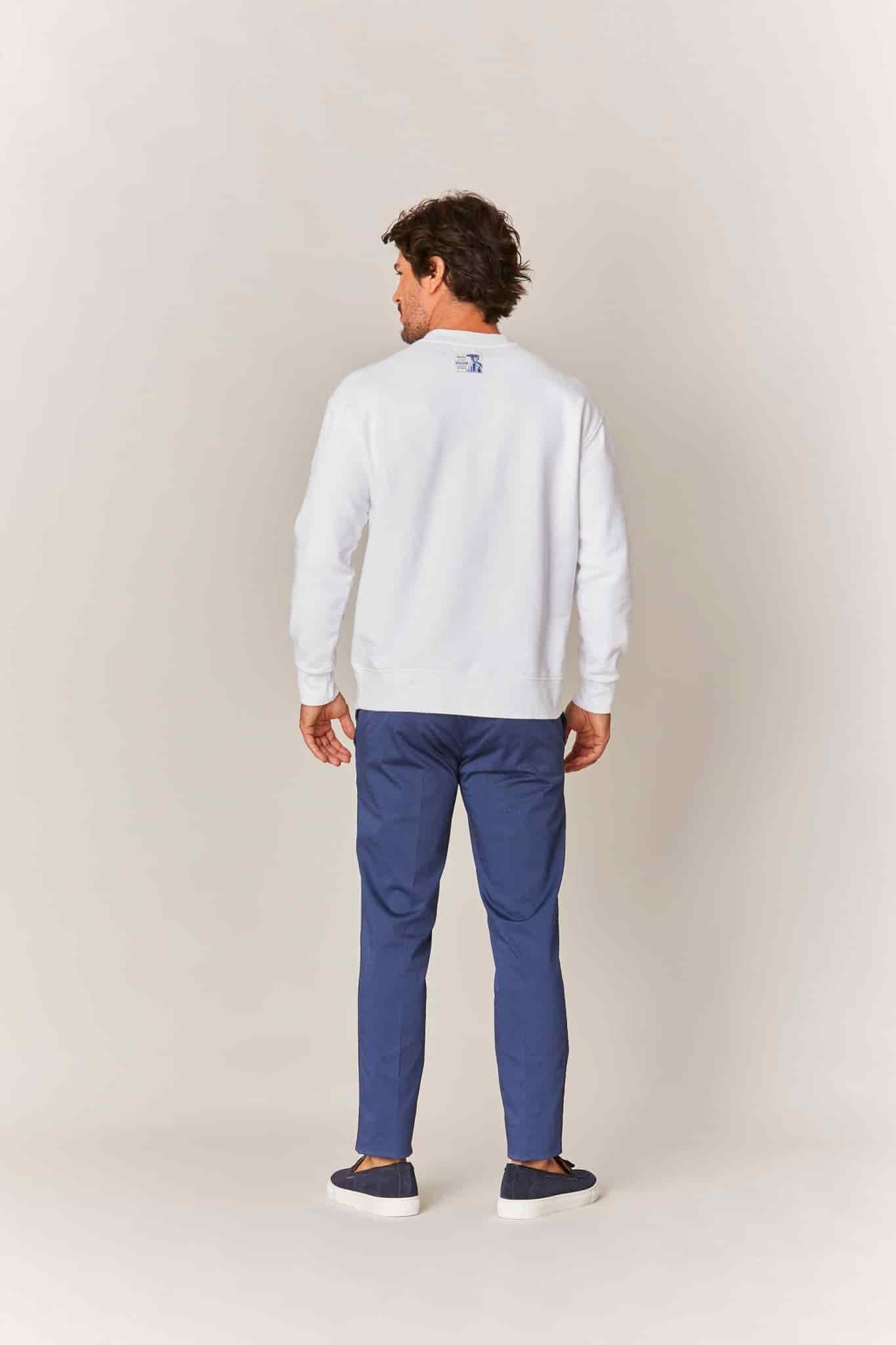 men's star white sweartshirt - miniatura 3