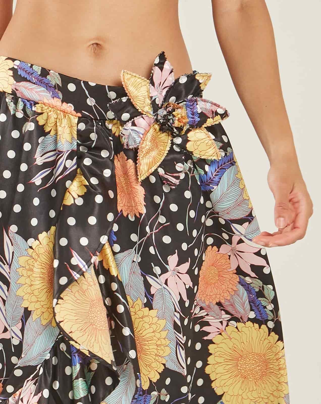 Flamenco Falda Coverup - miniatura 2