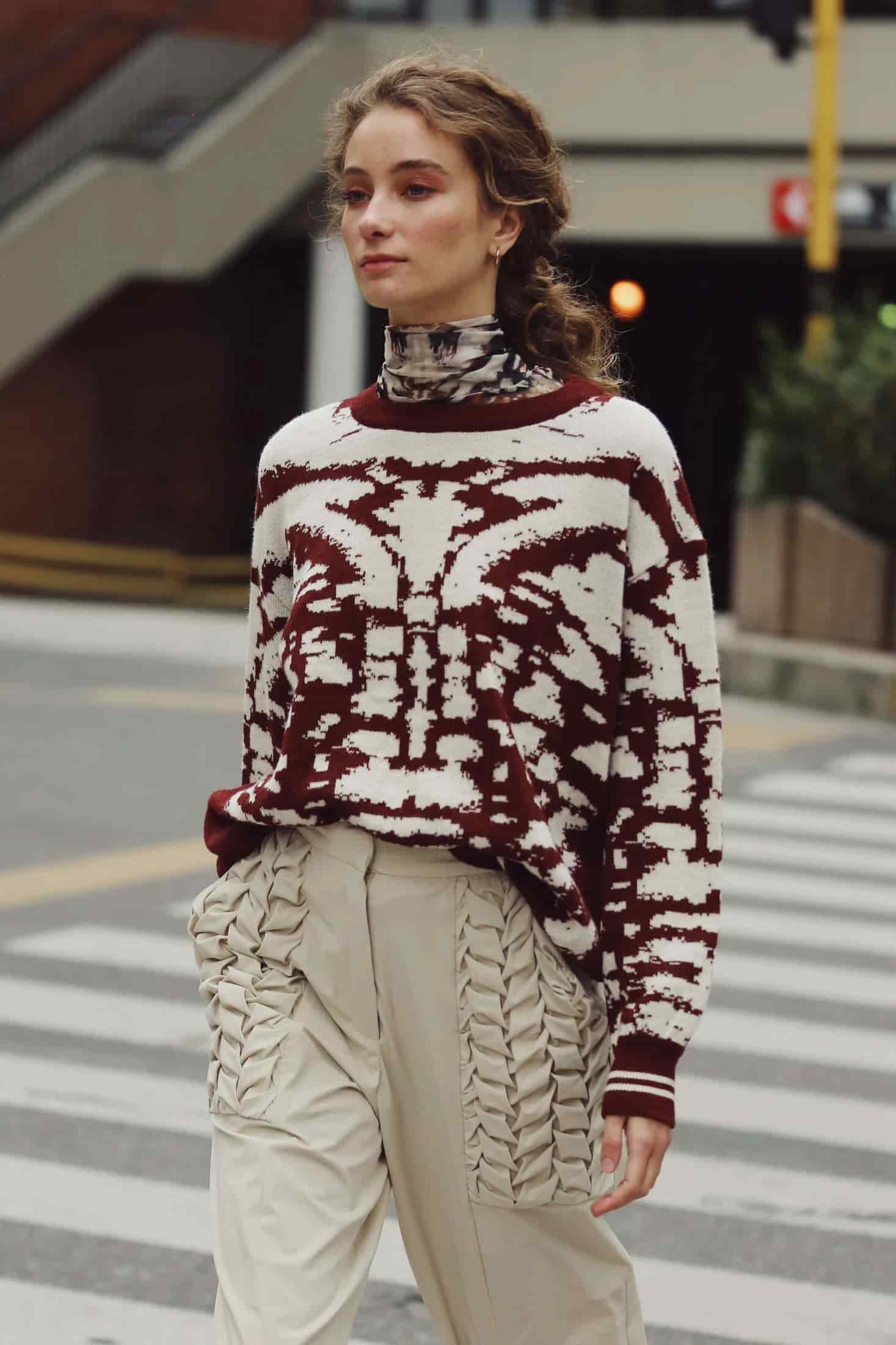 FIORELLA RED SWEATER - miniatura 2