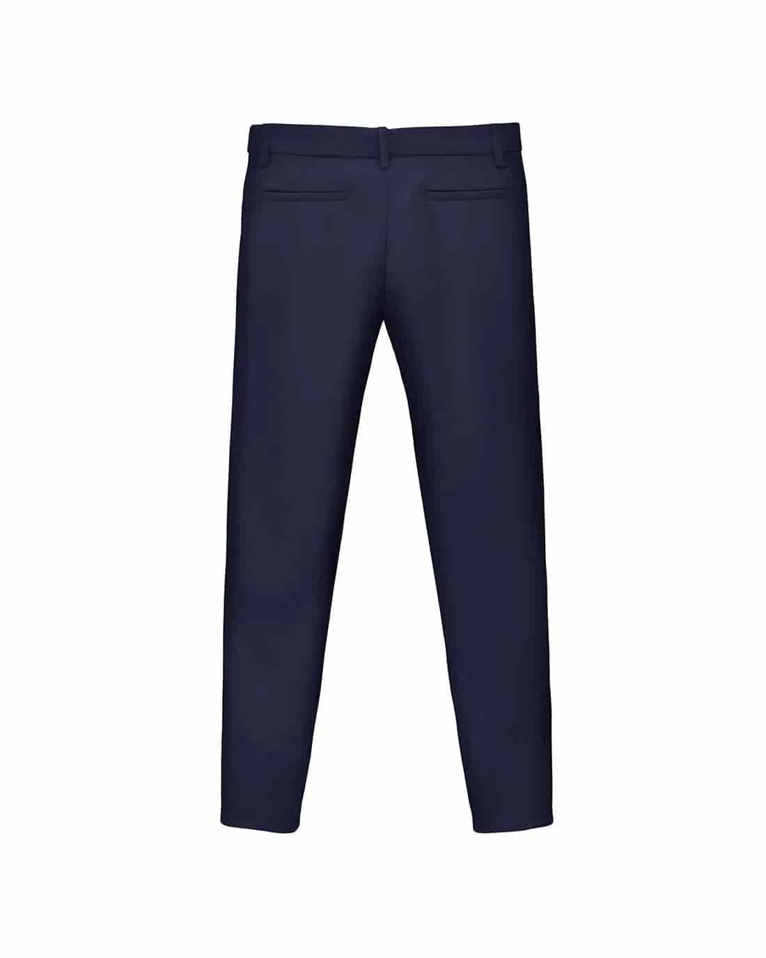 Pantalón Recto Azul - miniatura 4