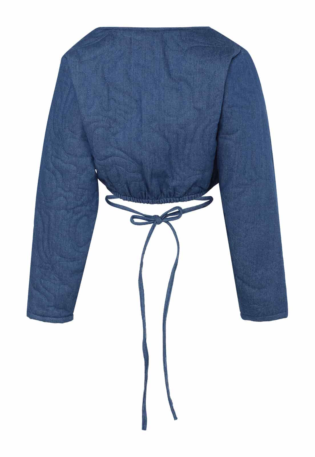 Claude Puffy Shirt Blue - miniatura 4