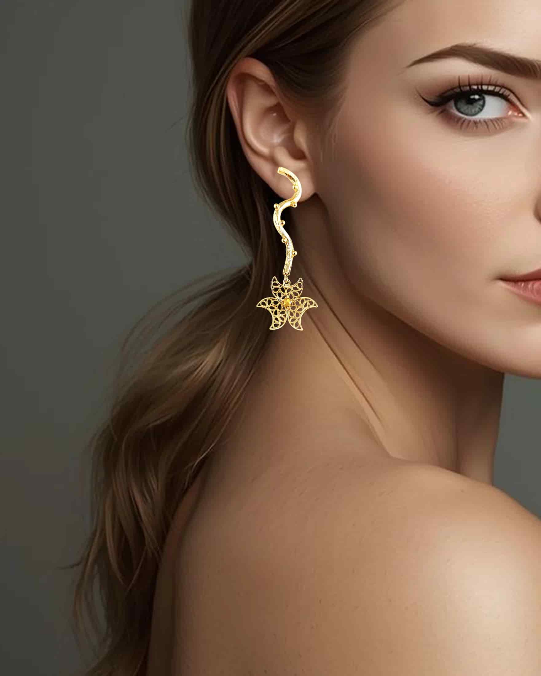 Aretes filigrana Cecilia - miniatura 2