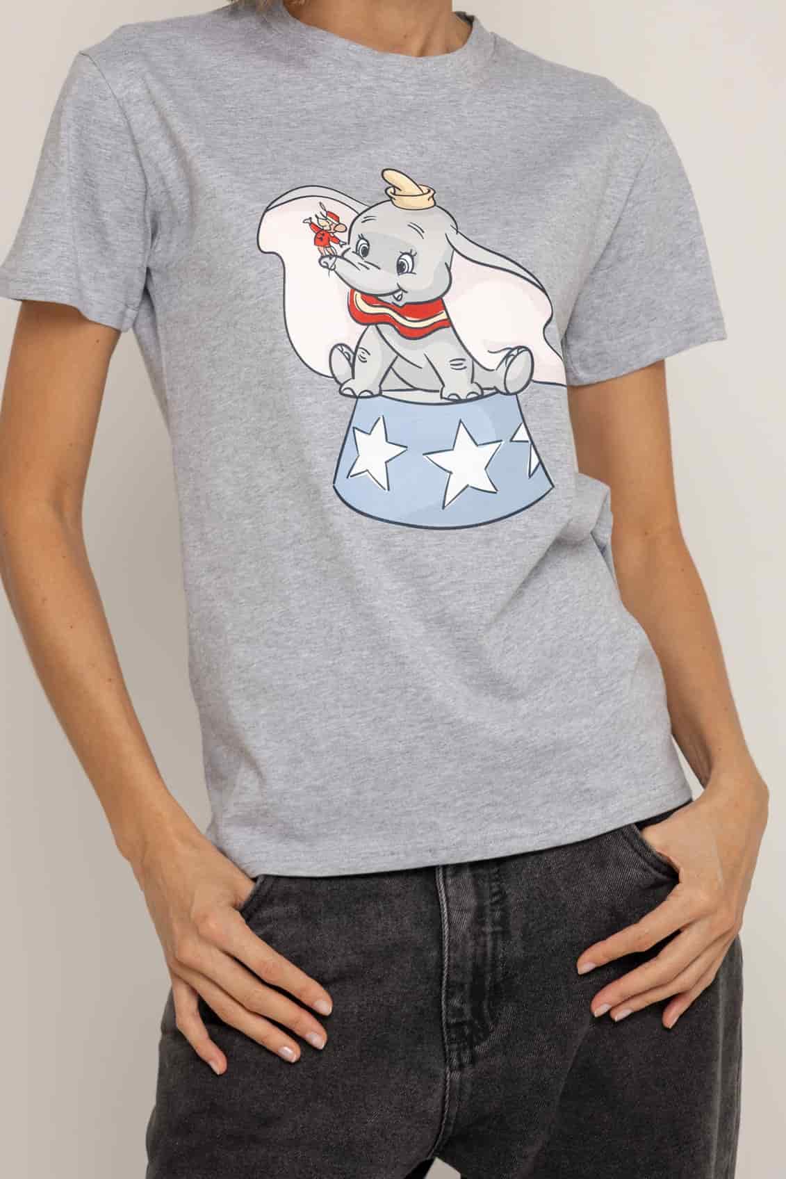 T-Shirt Gris Dumbo - miniatura 2