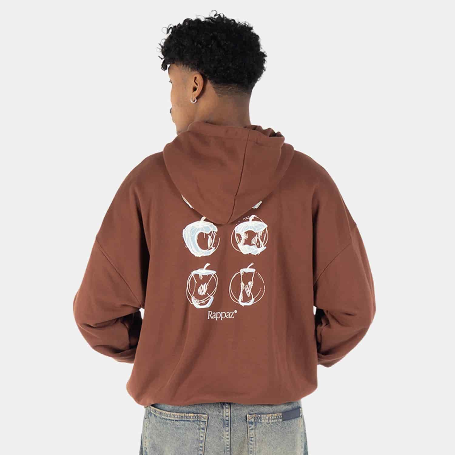 The Big Apple Hoodie Mocca - miniatura 4