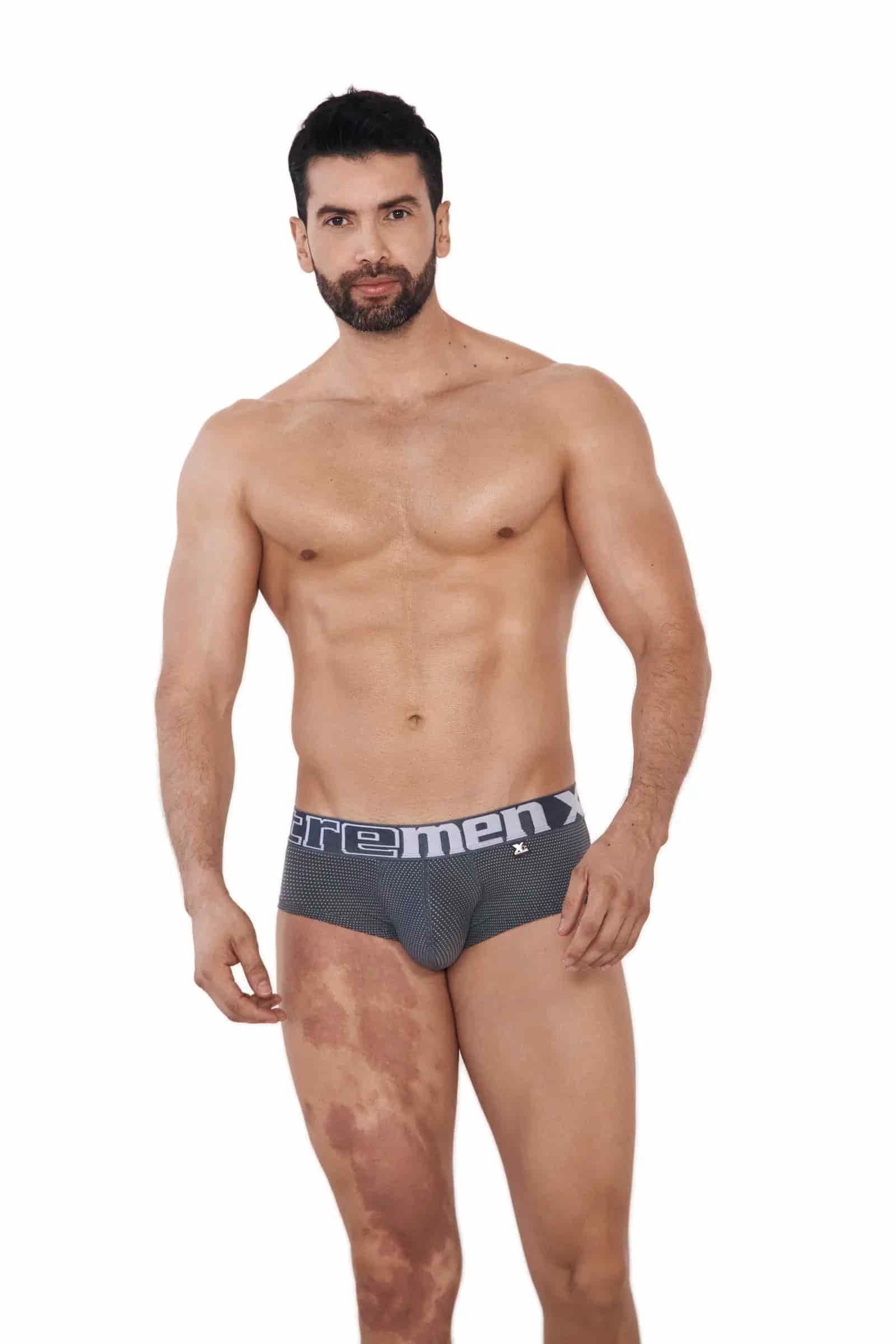 BRIEF MICROFIBRA MINIPRINT NEGRO BLANCO - miniatura 1