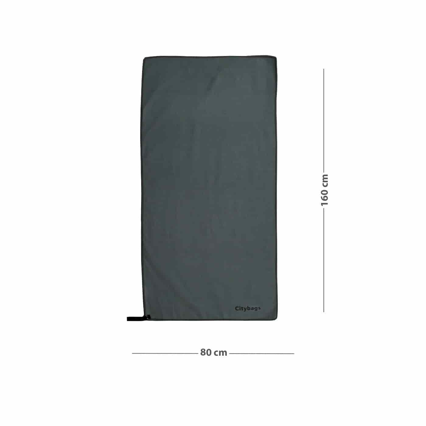 Toalla en microfibra para viajar 80cm x 160cm - miniatura 3