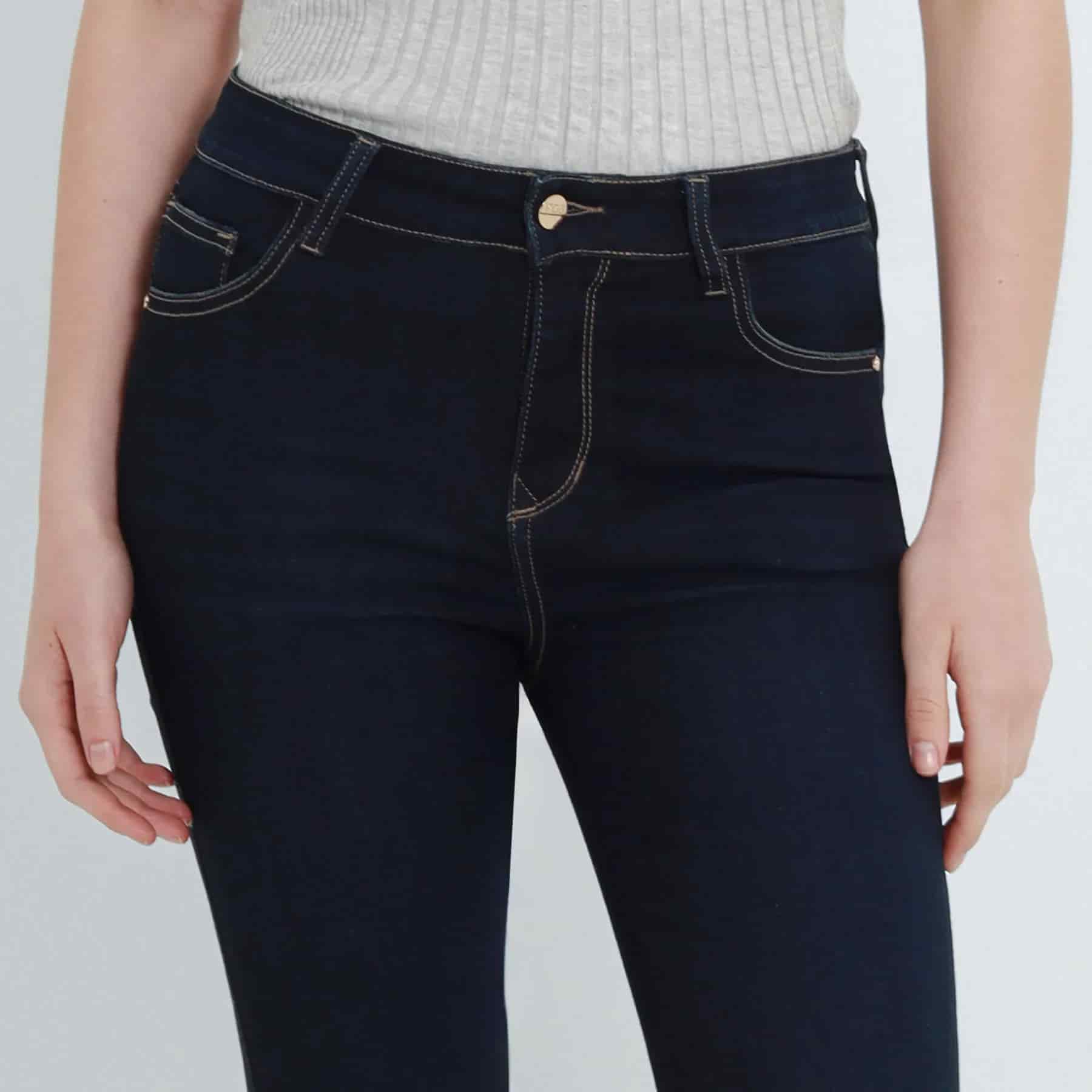Jean Diva Tiro Alto Bota Skinny - miniatura 2