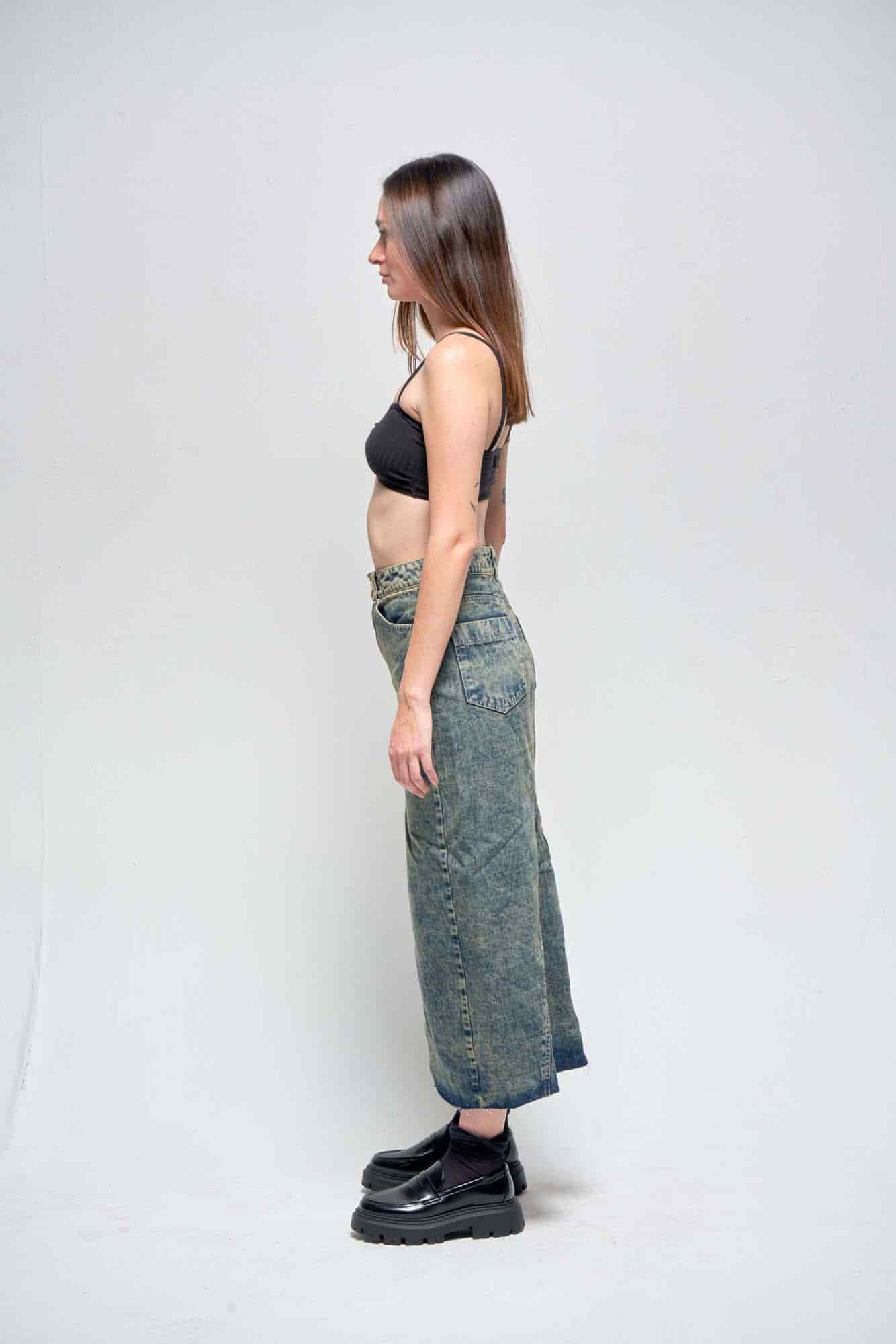 LAYLA DENIM SKIRT - miniatura 8