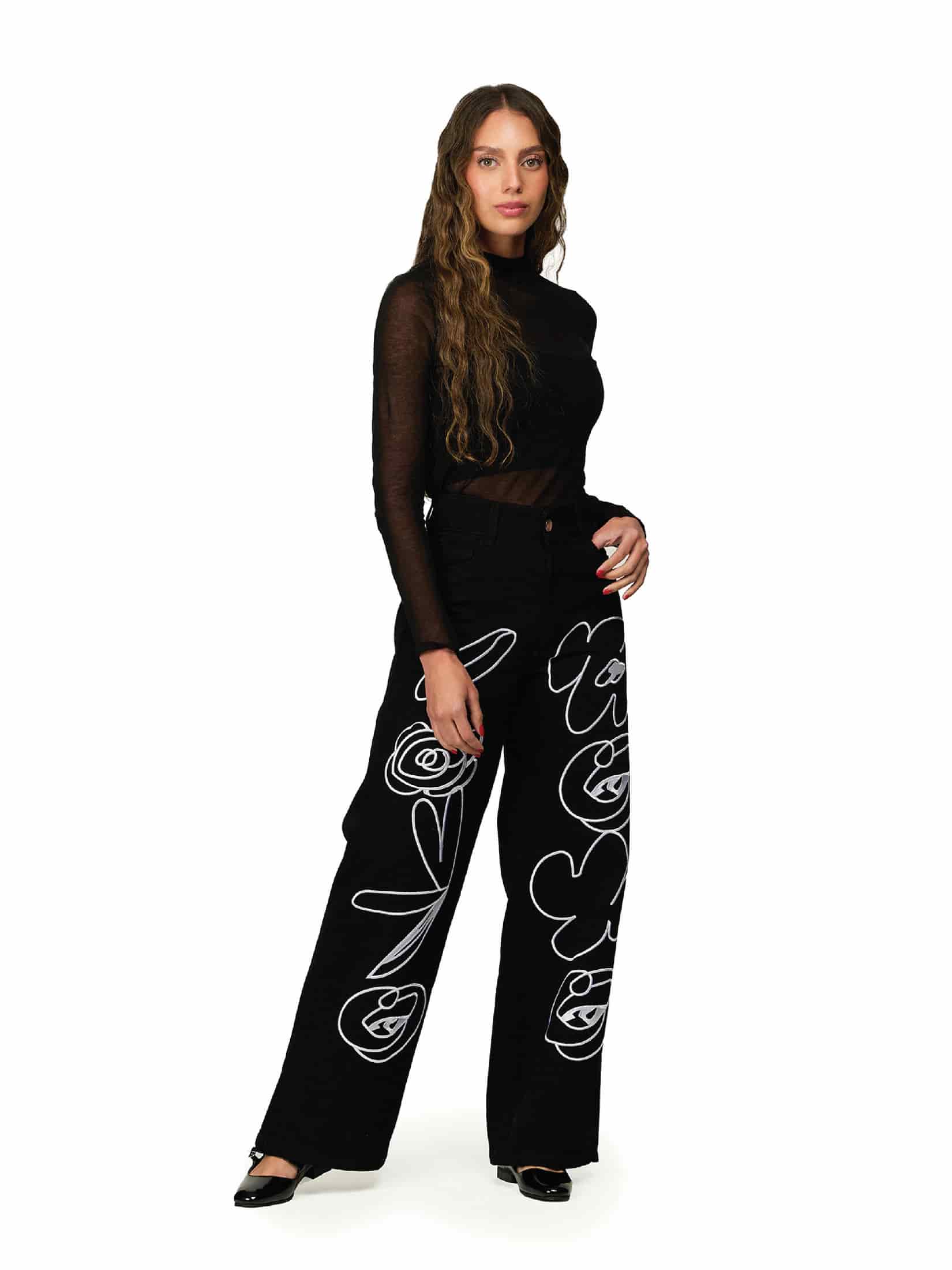 Pantalon Recuerdo Negro - miniatura 2