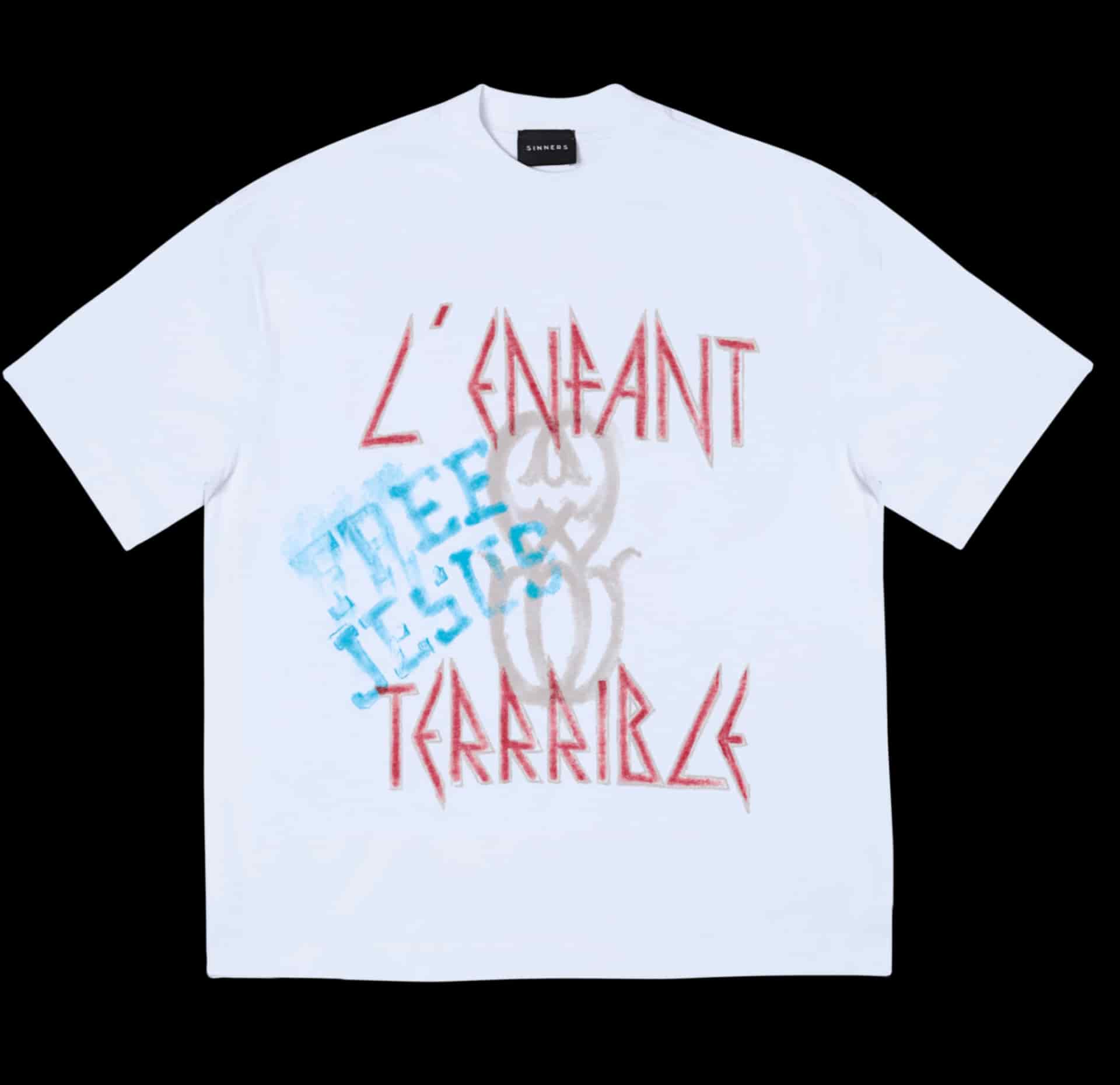 L'ENFANT MONOGRAM WHITE T-SHIRT - miniatura 1