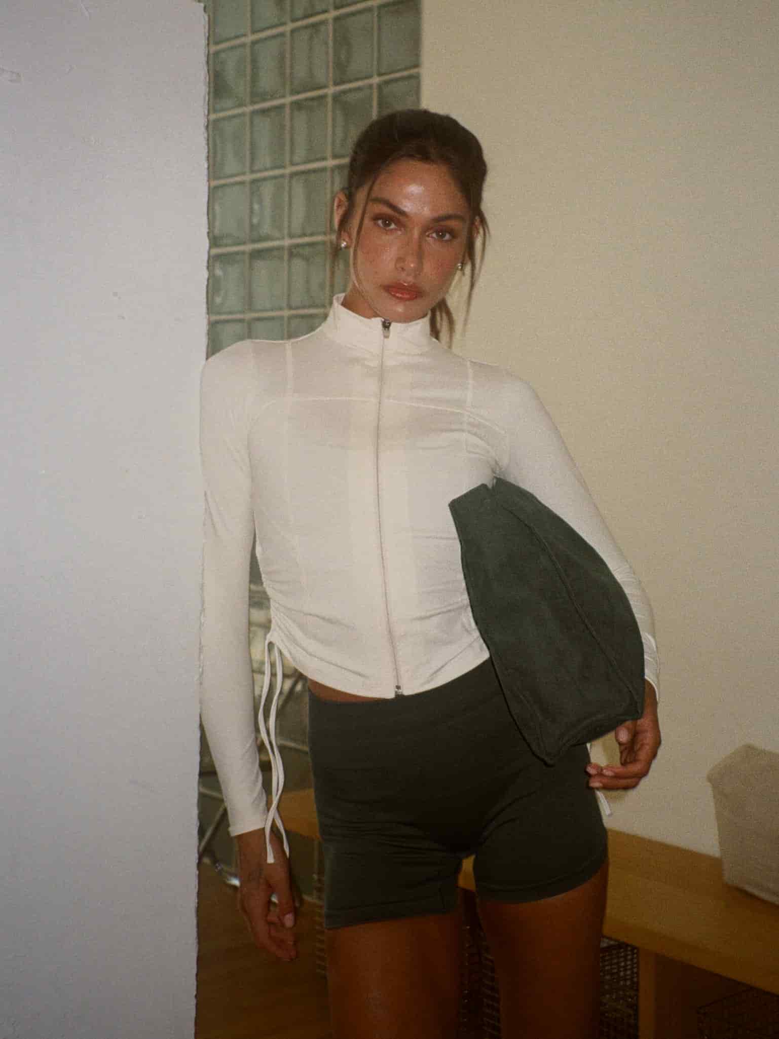 BBL SCULPT JACKET - IVORY - miniatura 6