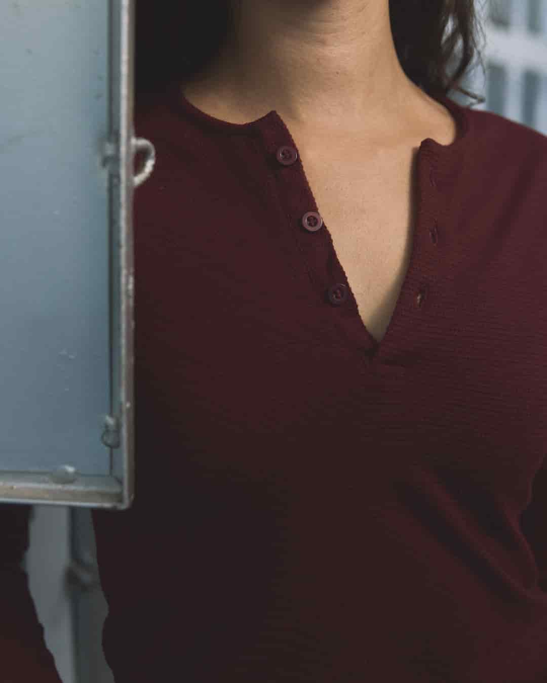 Regatta Henley Burgundy - miniatura 2