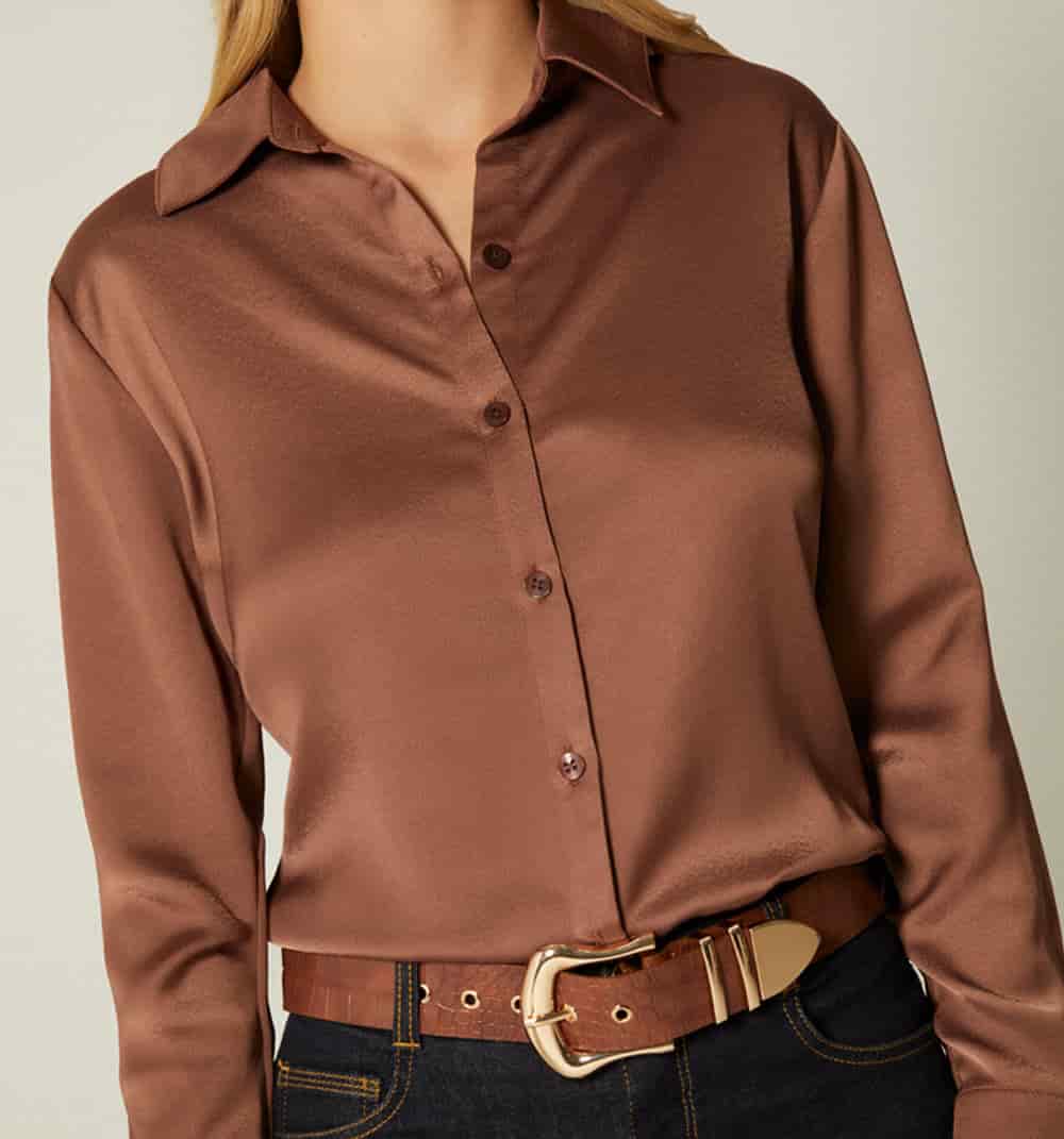 Blusa camisera manga larga - miniatura 3