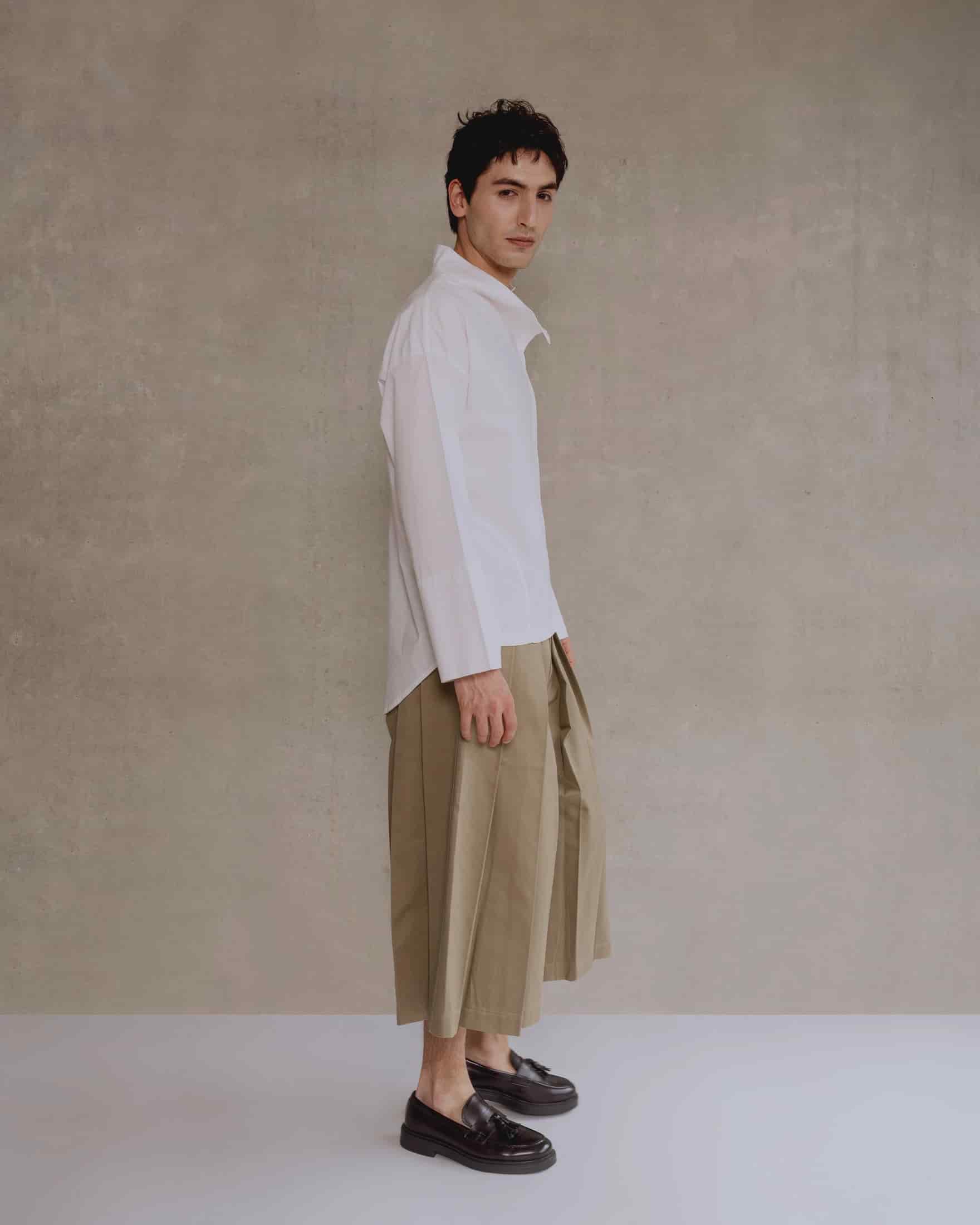 Asymmetric White Shirt - miniatura 3