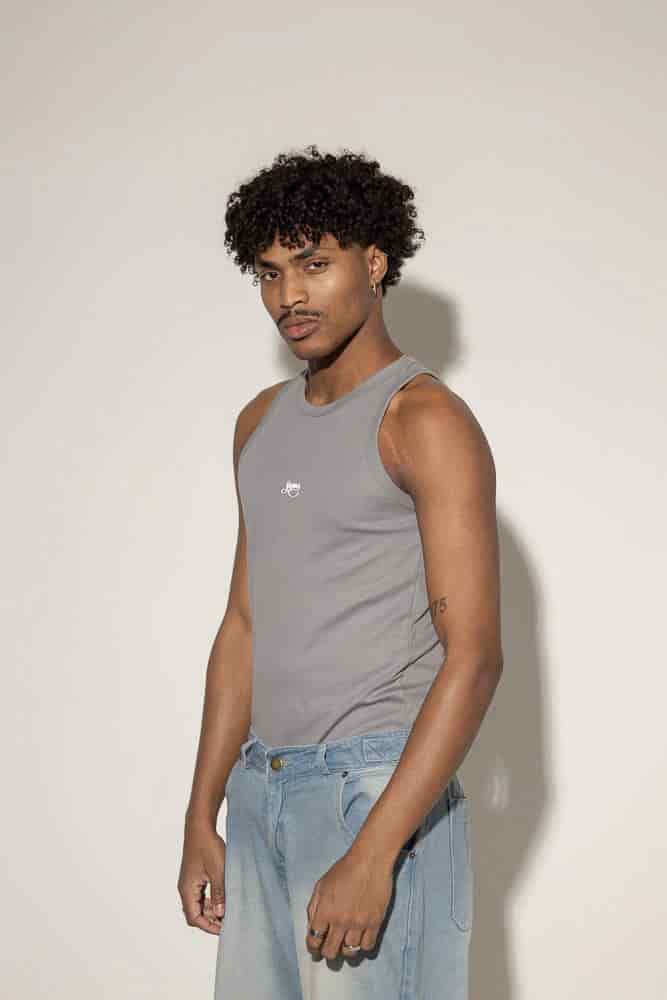 Camisilla Redemption Rib-Gris - miniatura 3