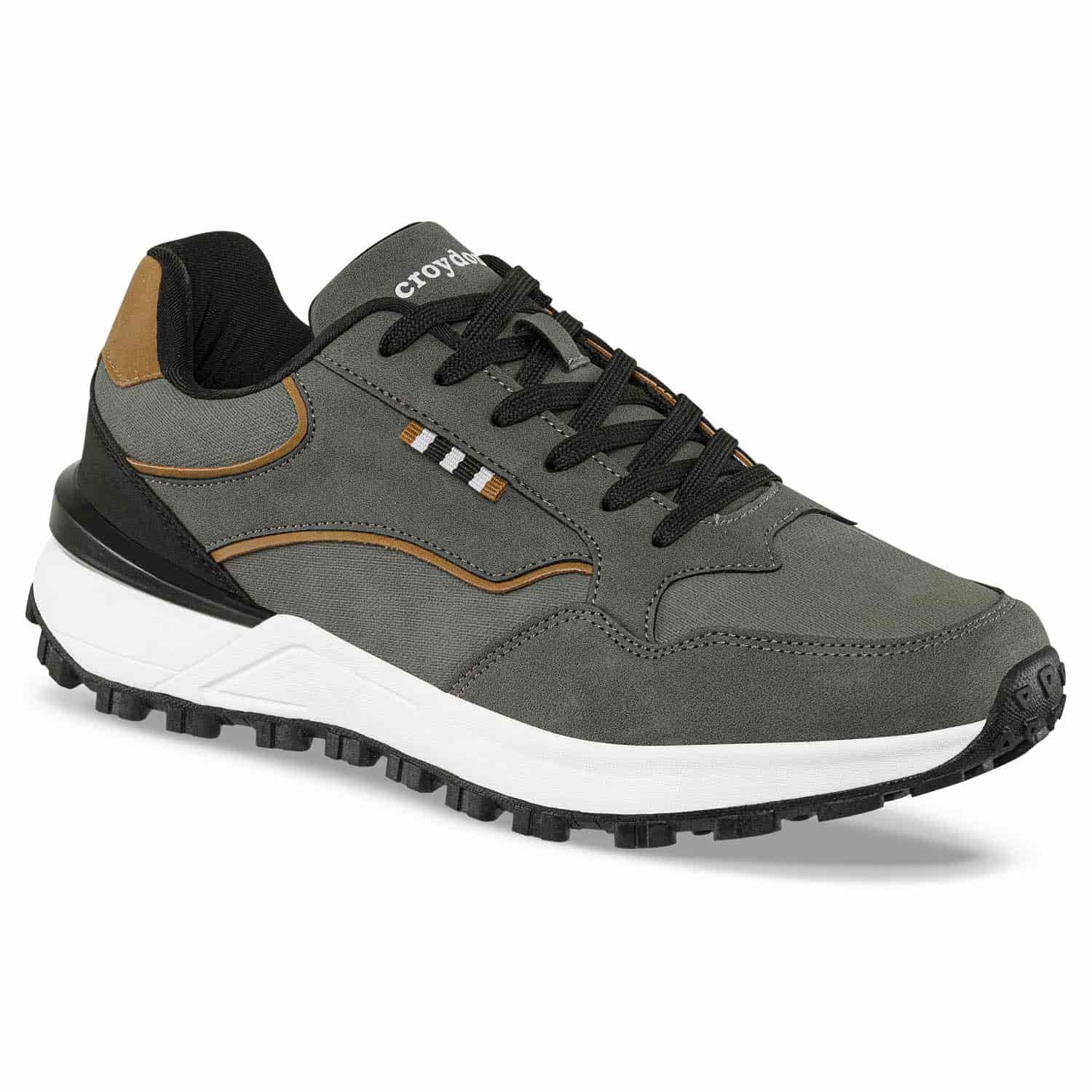 Tenis Urbanos Pehuf Gris Croydon para Hombre - miniatura 1