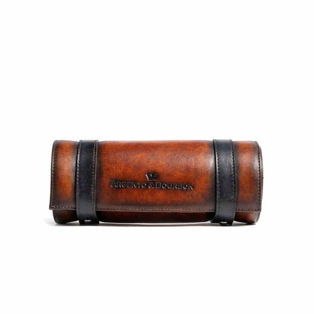 Porta Reloj Patina Cognac - miniatura 1