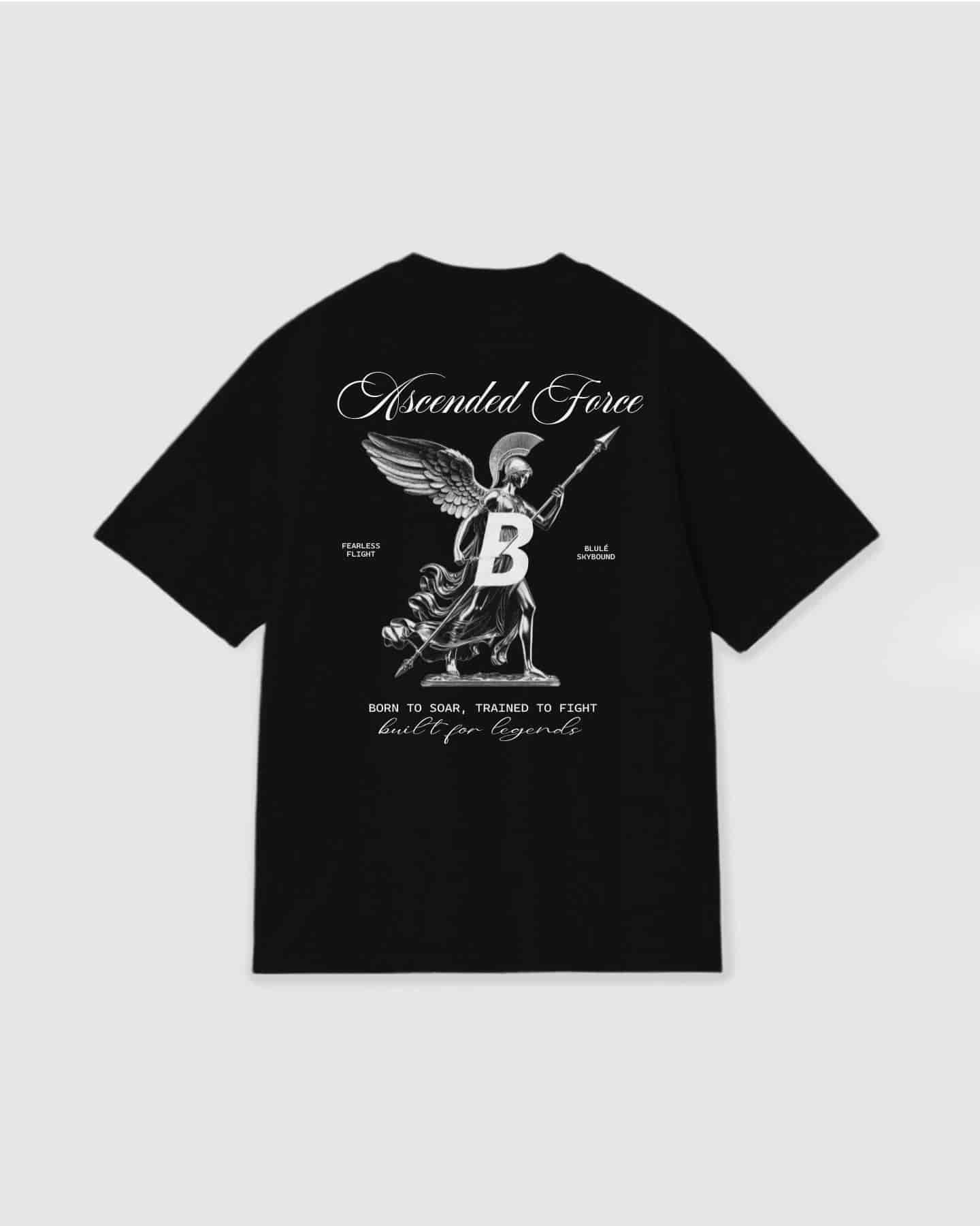 Oversized T Shirt Ascended Force Black - miniatura 1