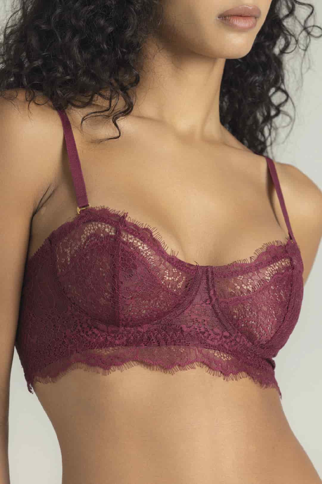 SET PIA BURGUNDY - miniatura 4