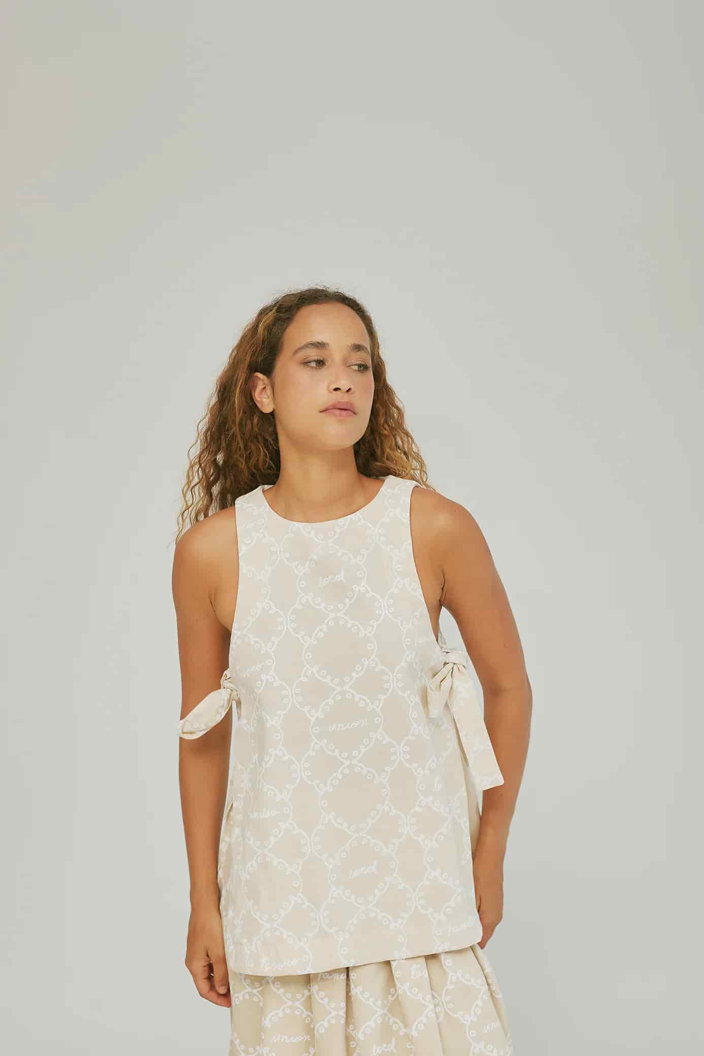 Top Hermandad Mantel Crudo - miniatura 6