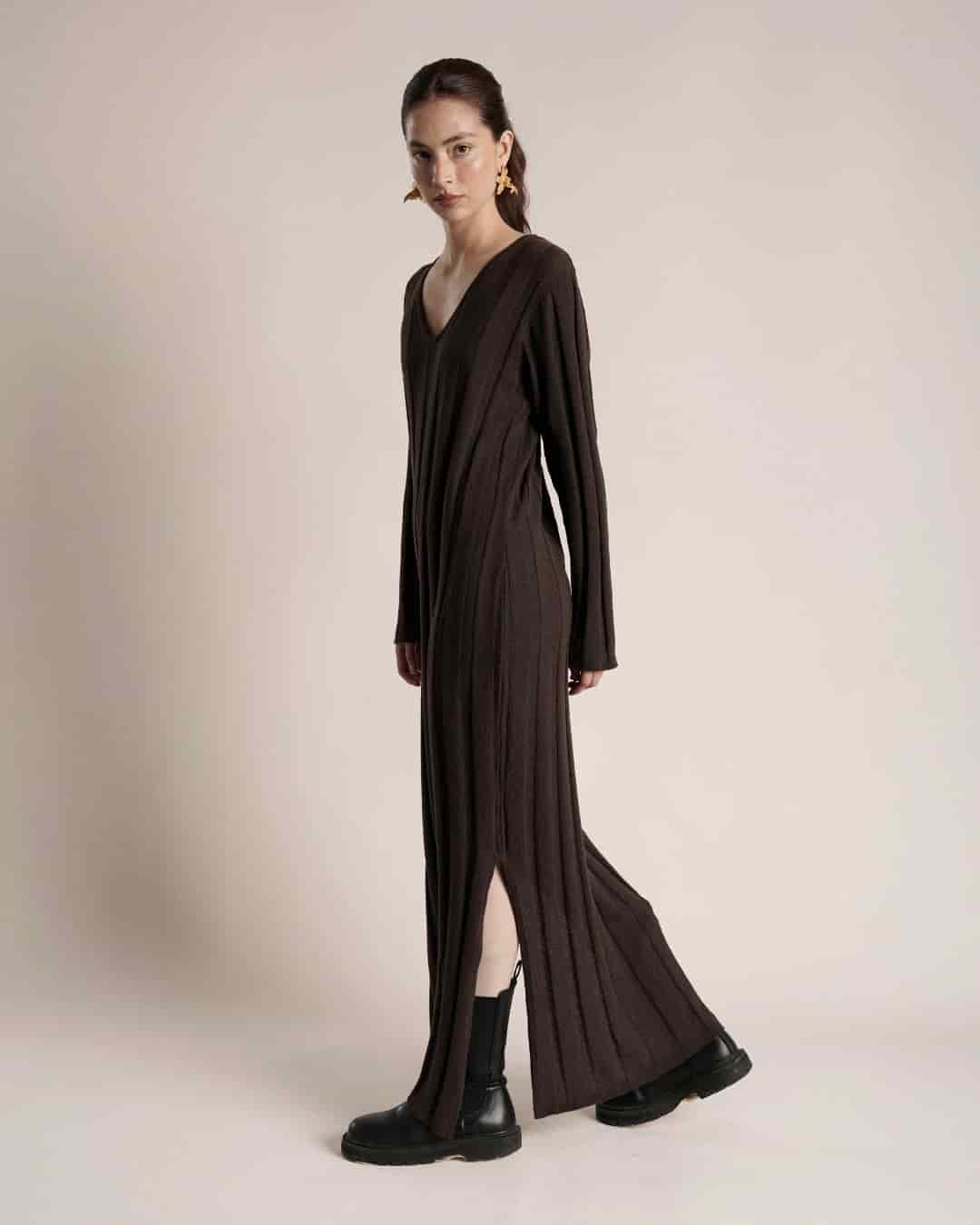 Vestido laguna Chocolate - miniatura 2