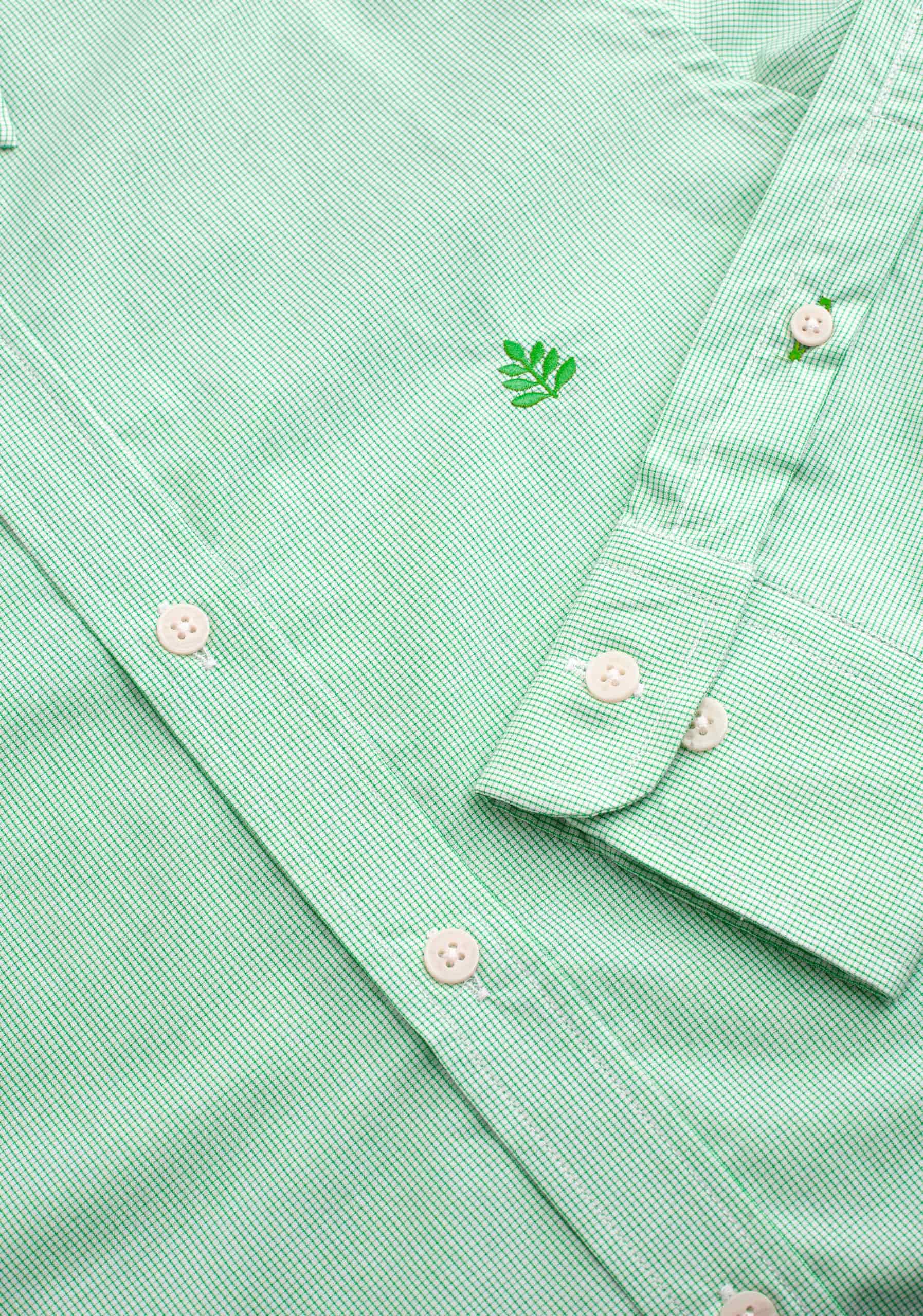 Camisa H CBD Cuadros Peq L-Atn Verde Claro - miniatura 3