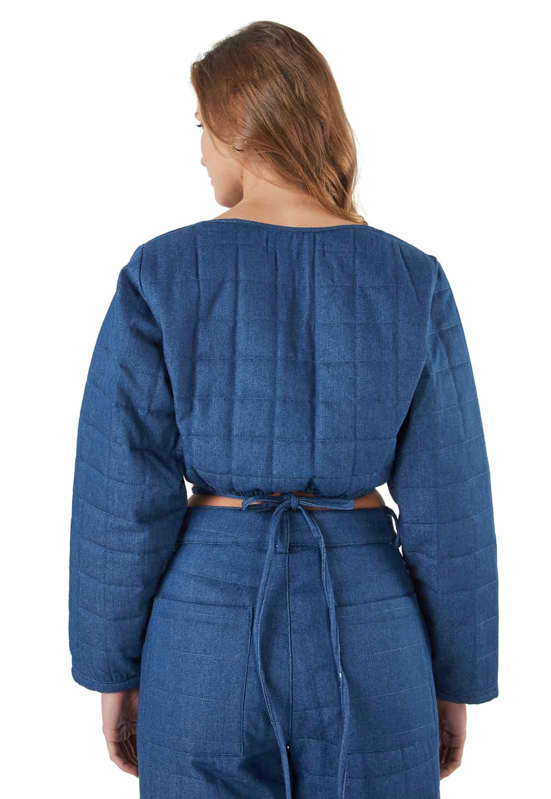 Claude Puffy Shirt Blue - miniatura 8