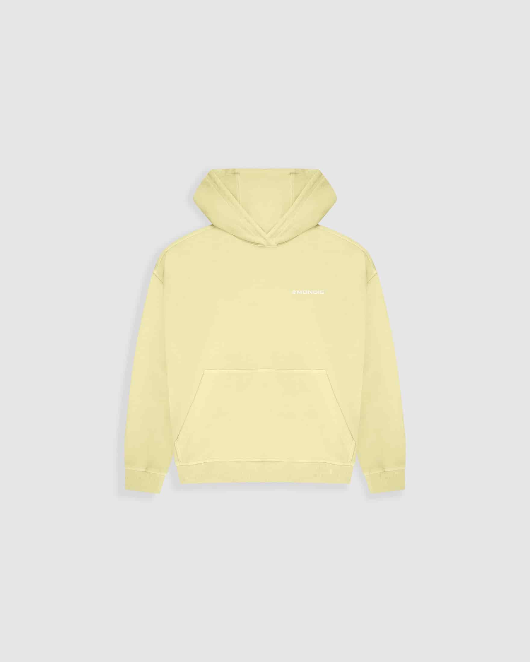 Hoodie Oversized Básico V3 - Amarillo Pastel - miniatura 1