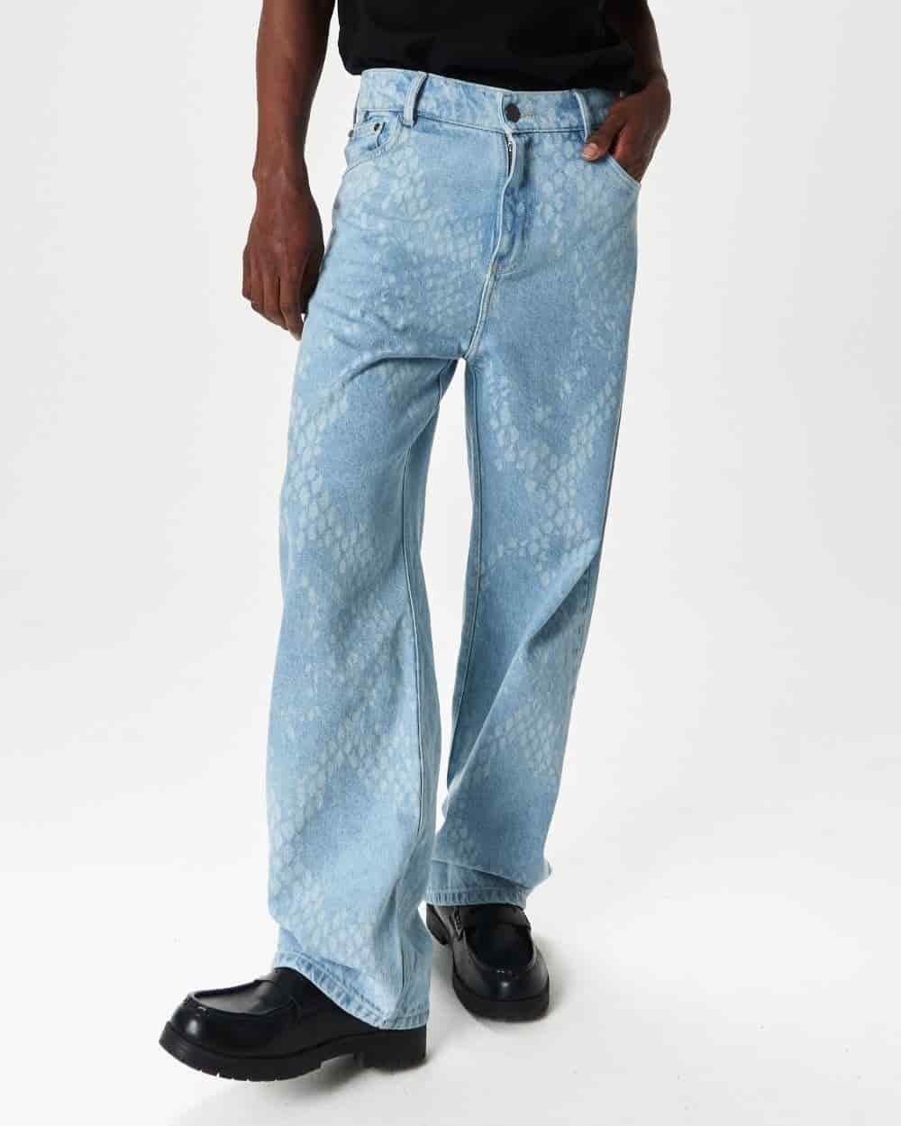 SNAKE SKIN PANTS - miniatura 1
