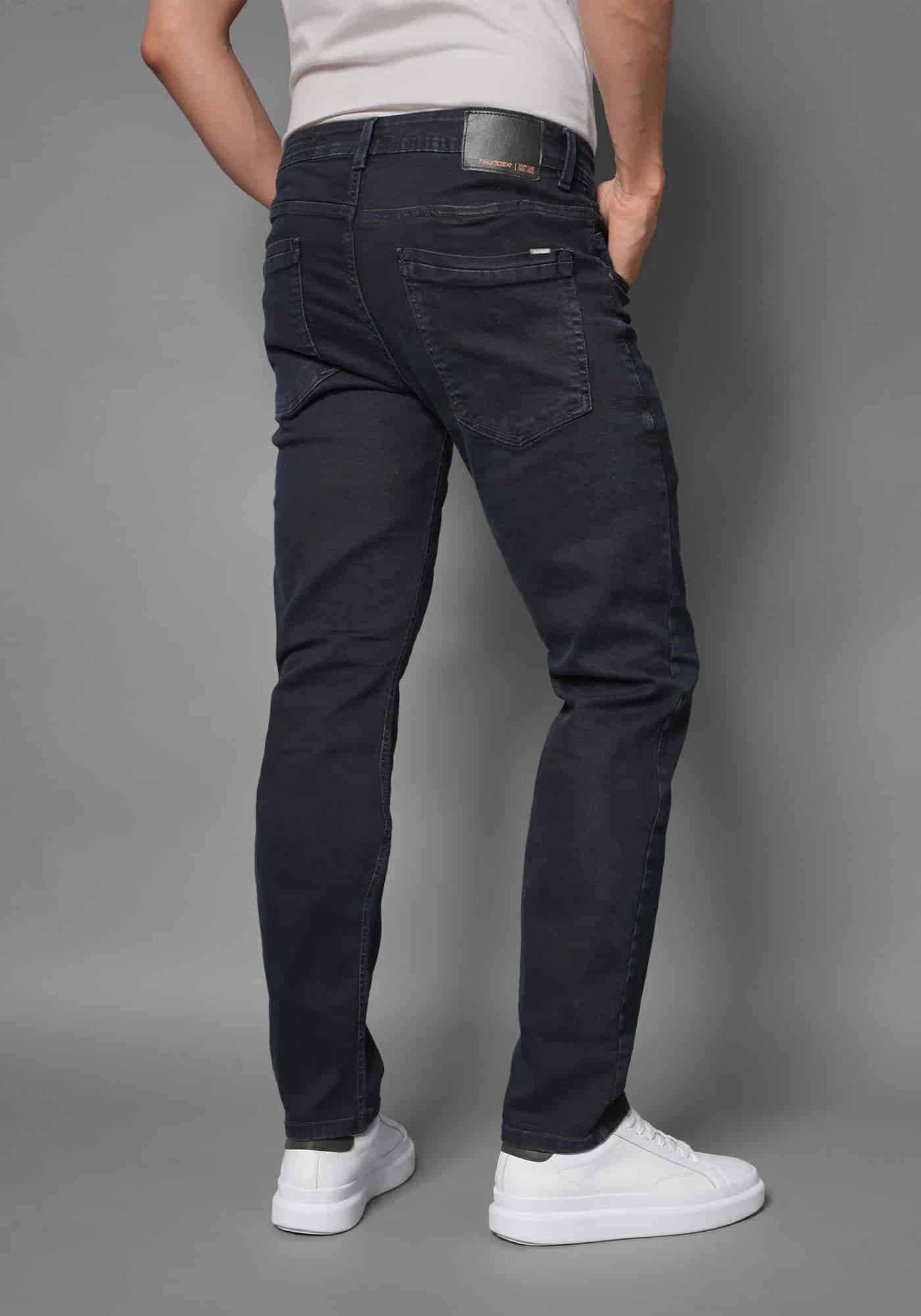Jean para Hombre en Tono Azul Oscuro marca Thunder - miniatura 2