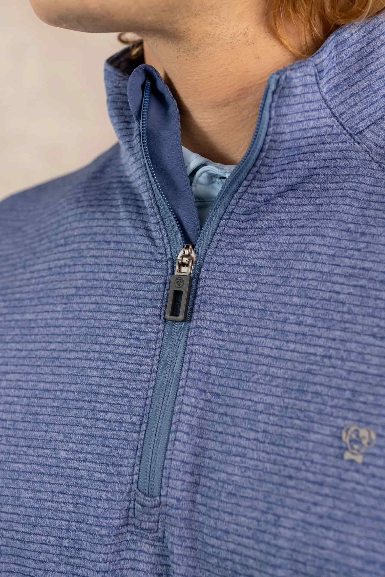 Halfzip Performance Azul - miniatura 6