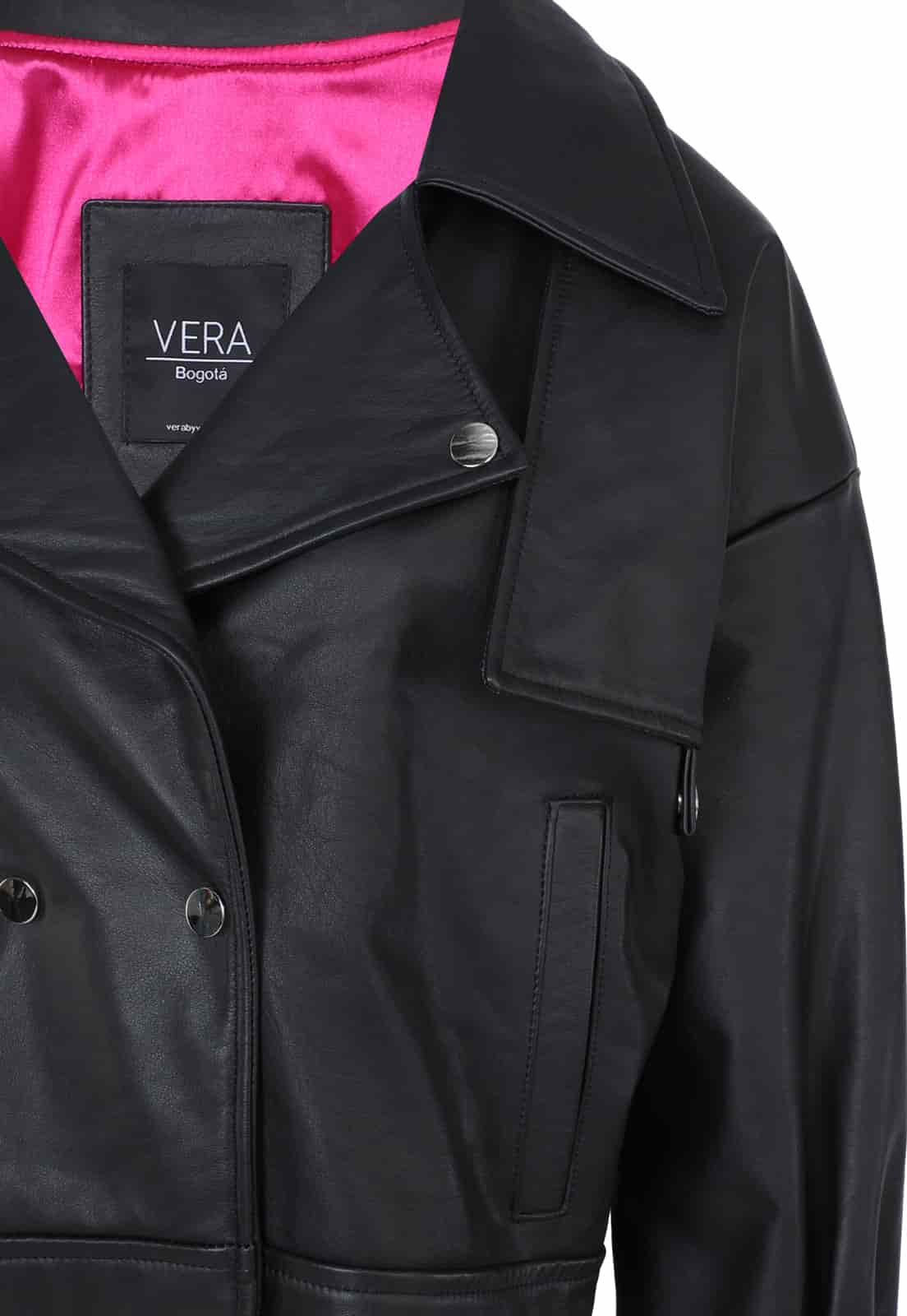LEROY BIKER LEATHER JACKET - miniatura 2