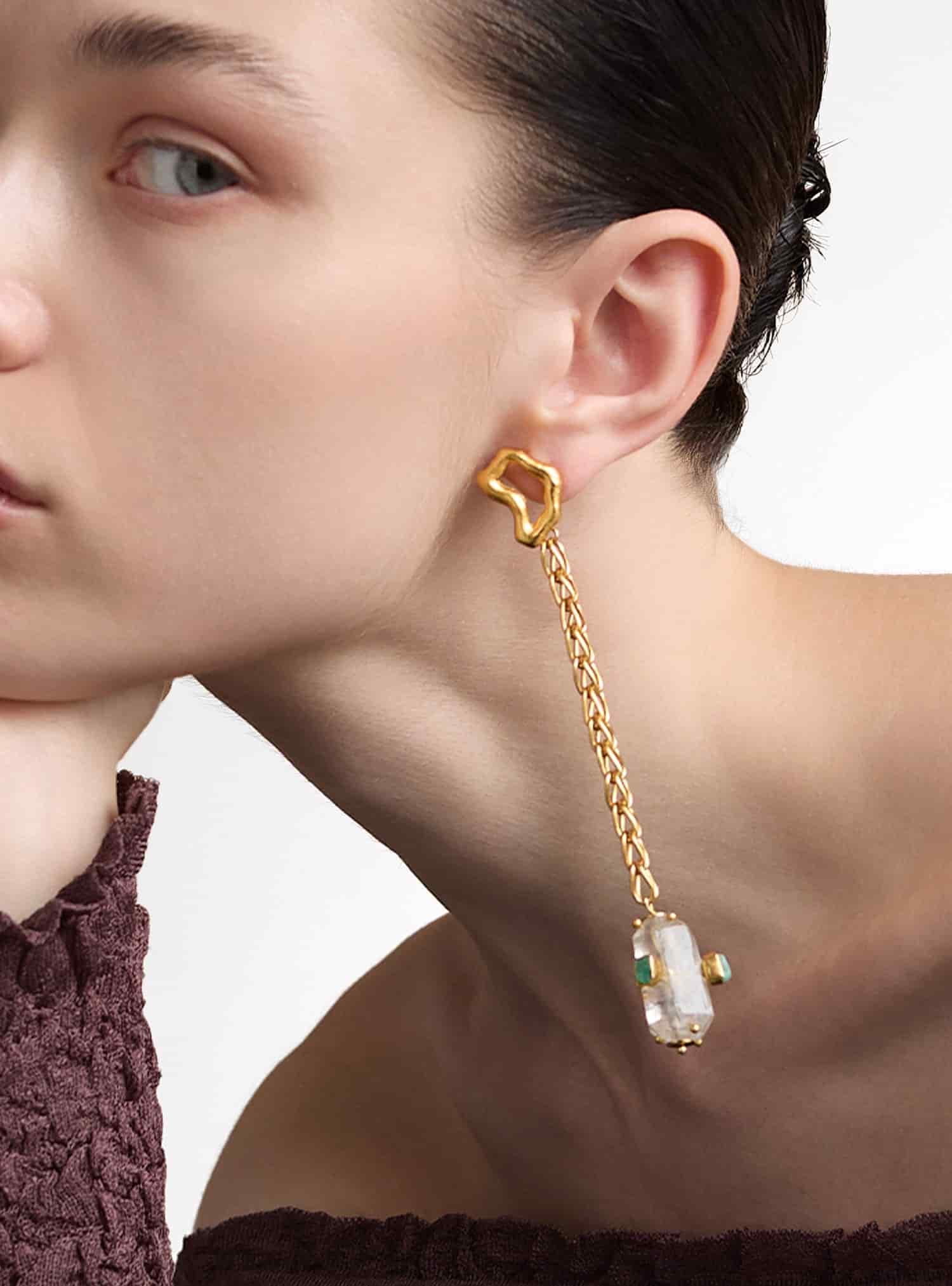 Tena Long Earrings - miniatura 2