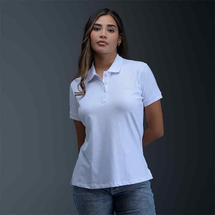 Polo Blanco Mujer - miniatura 1