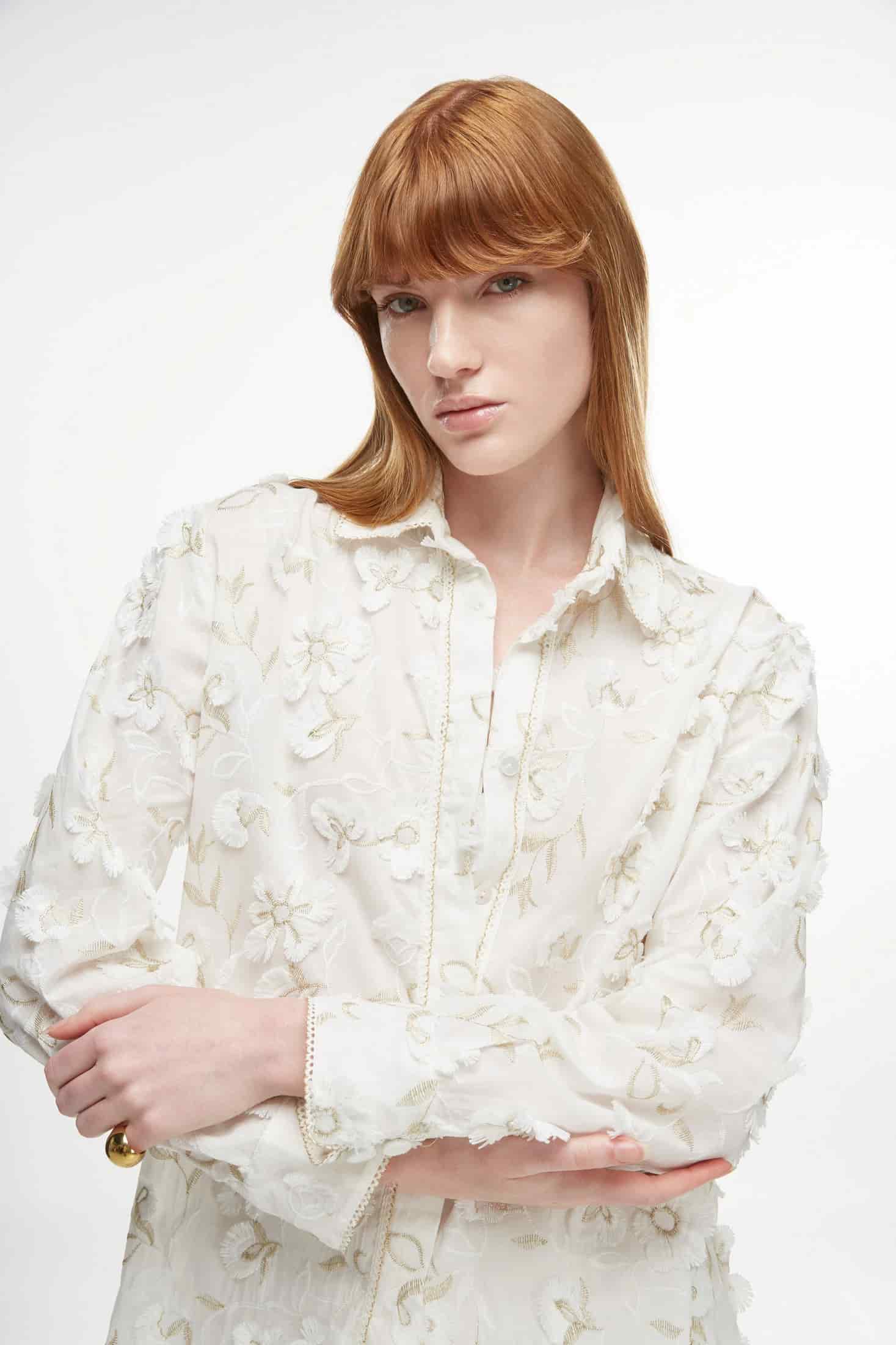 FIORA SHIRT WHITE - miniatura 1